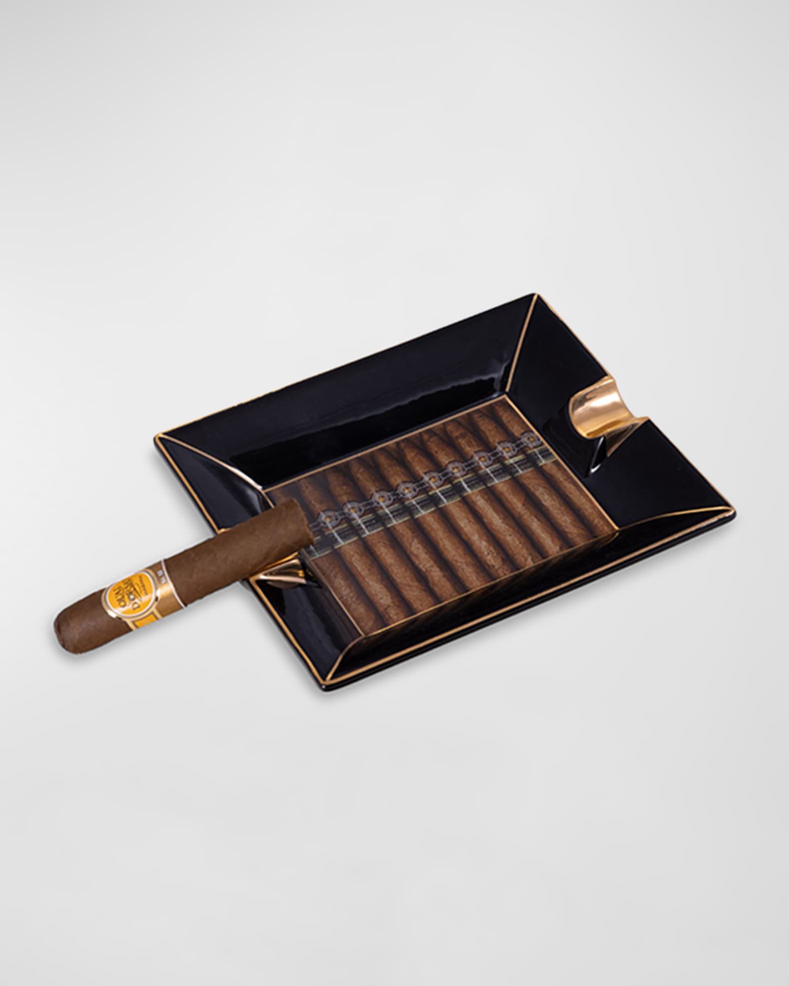 Cigar Design Porcelain Ashtray 1