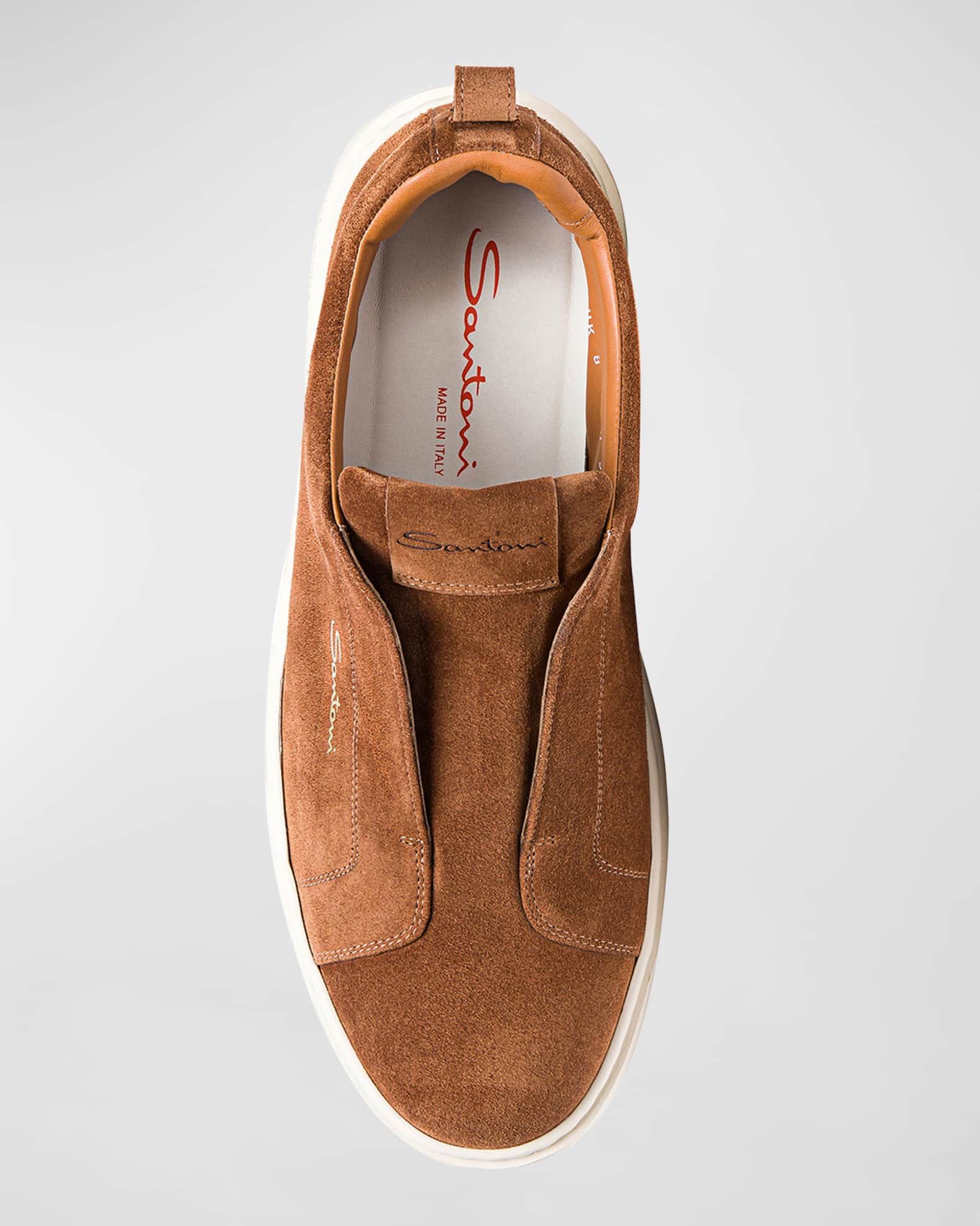 Slip on santoni clearance