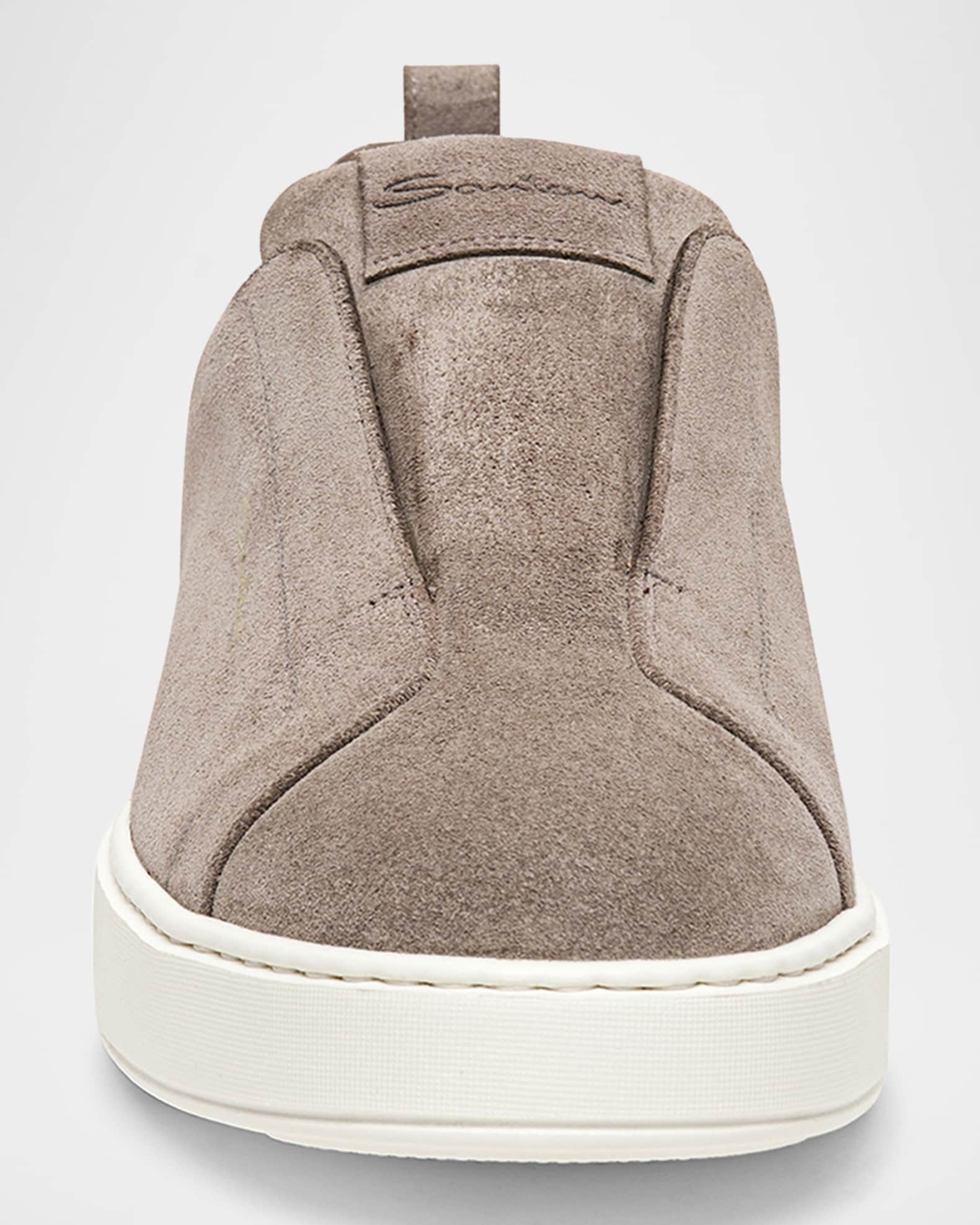 Men's Suede Low-Top Slip-On Sneakers | Neiman Marcus