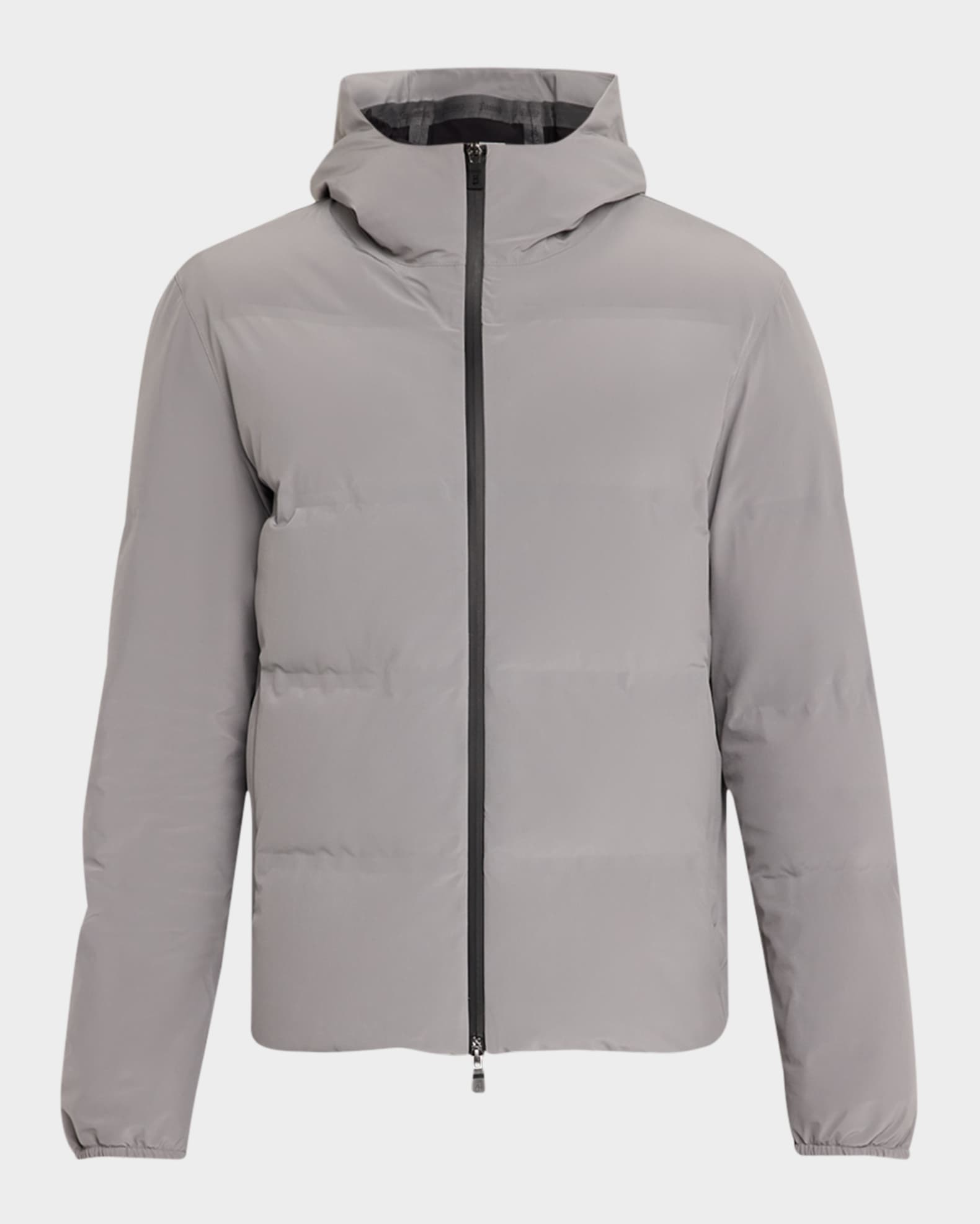 Herno Men s Laminar Impact Hooded Bomber Jacket Gray Men s 42 Coats Jackets Outerwear Bomber Jackets