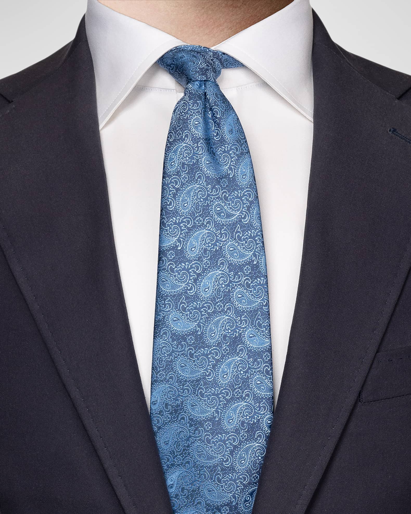 Men's Silk Paisley Tie 1