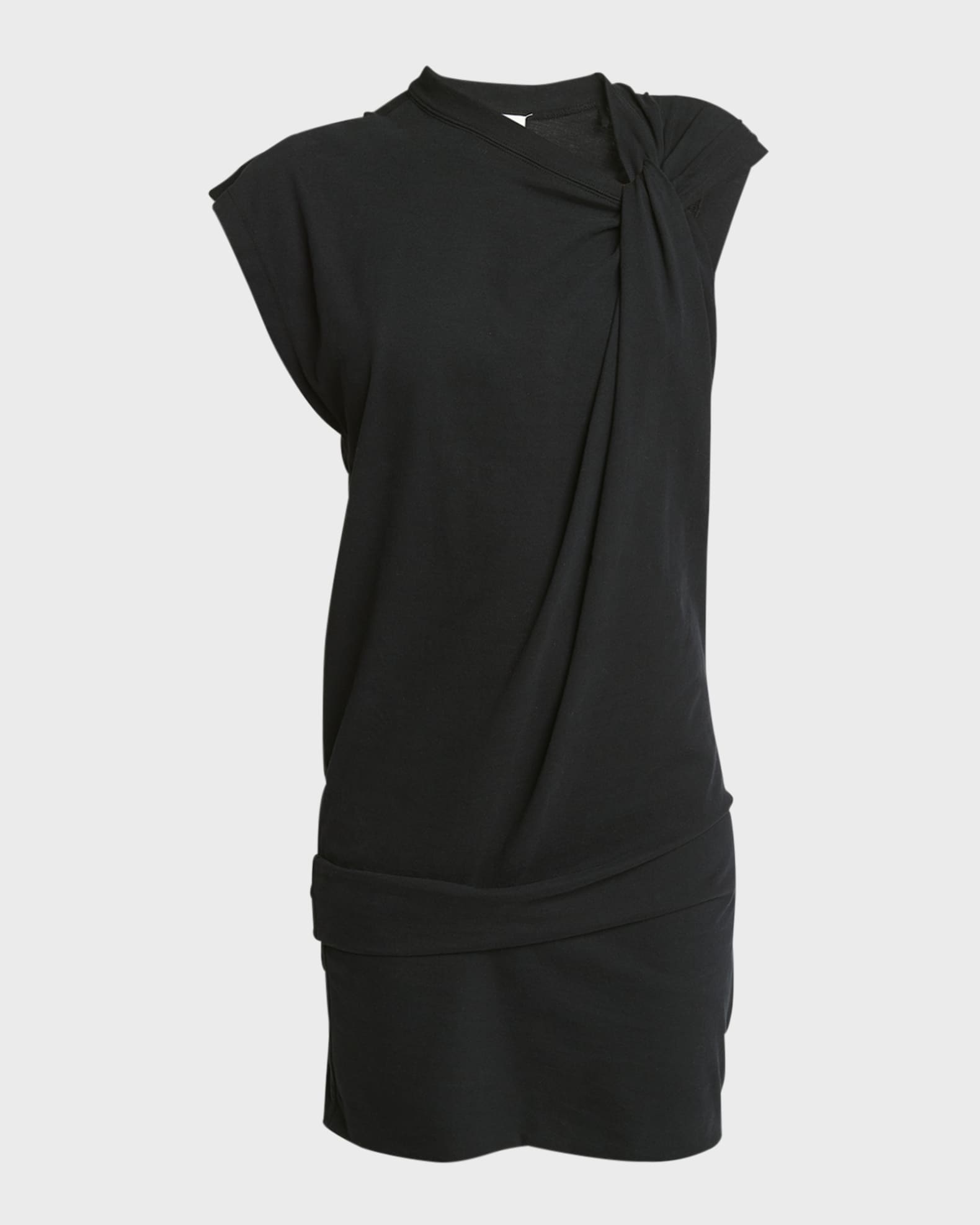 Leany Twisted Mini T-Shirt Dress 0