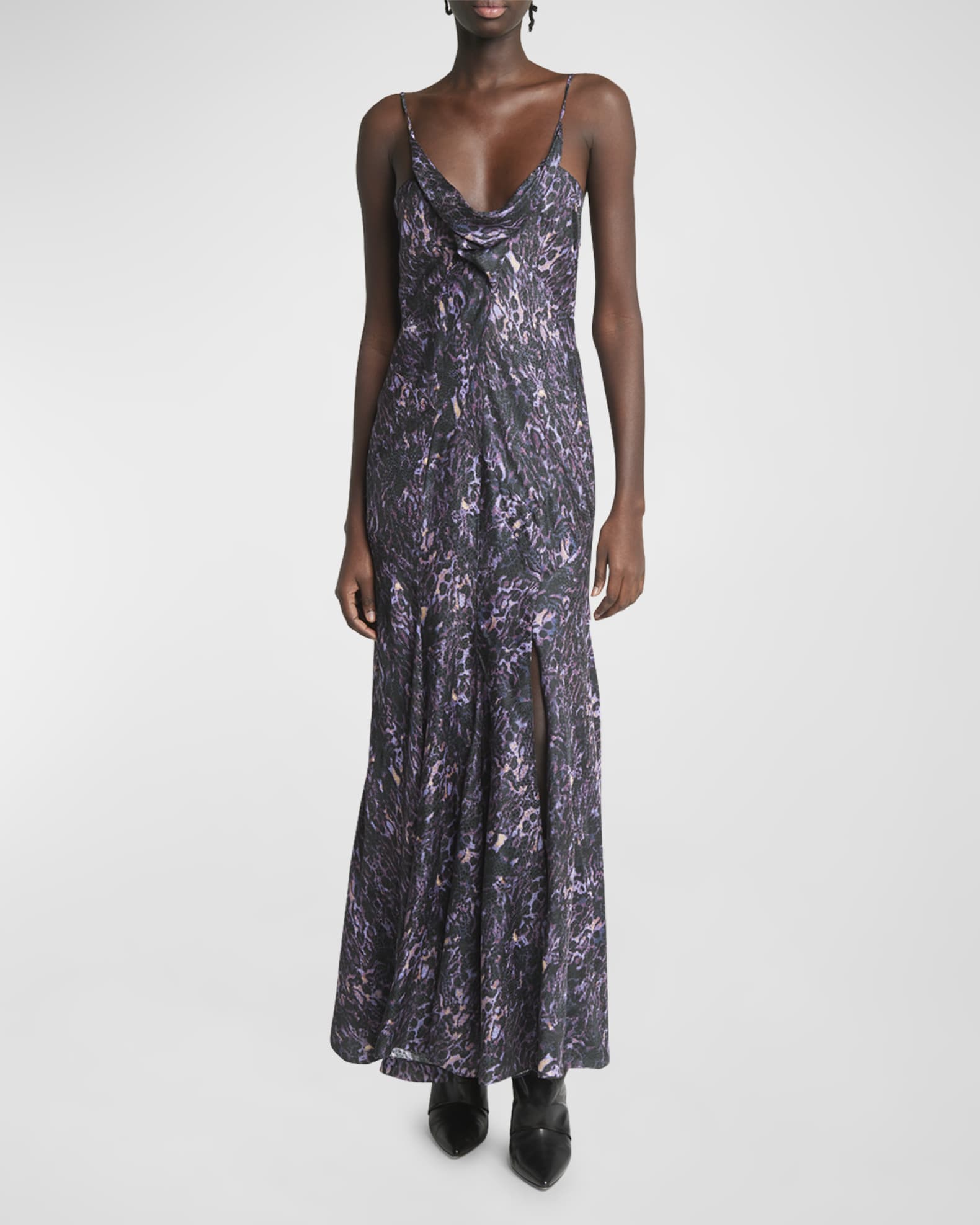 Manelia Silk Cowl Cami Dress 1