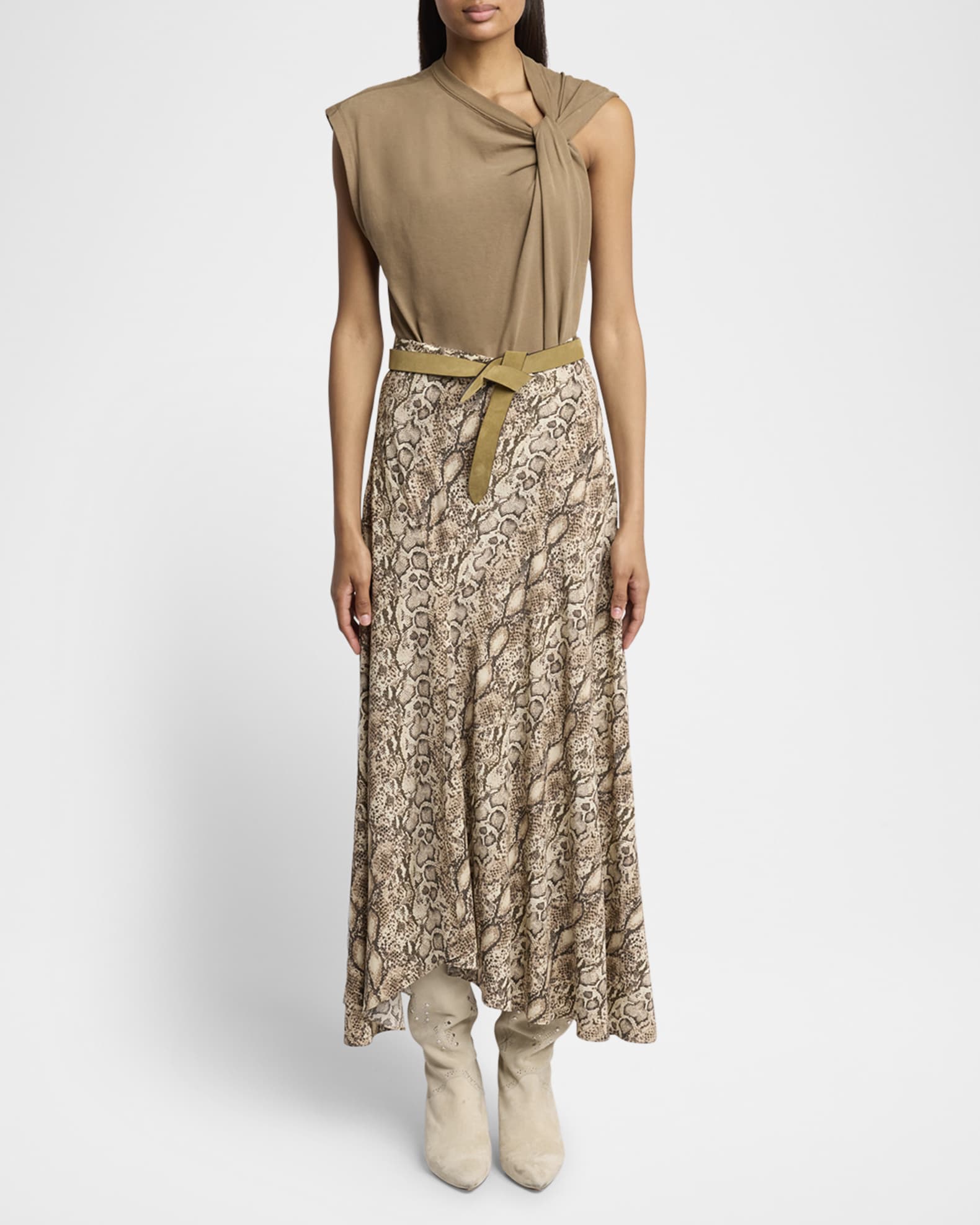 Nayda Twisted Cap-Sleeve T-Shirt 1