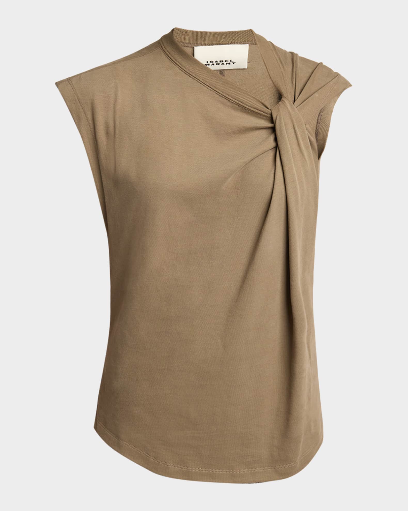Nayda Twisted Cap-Sleeve T-Shirt 0