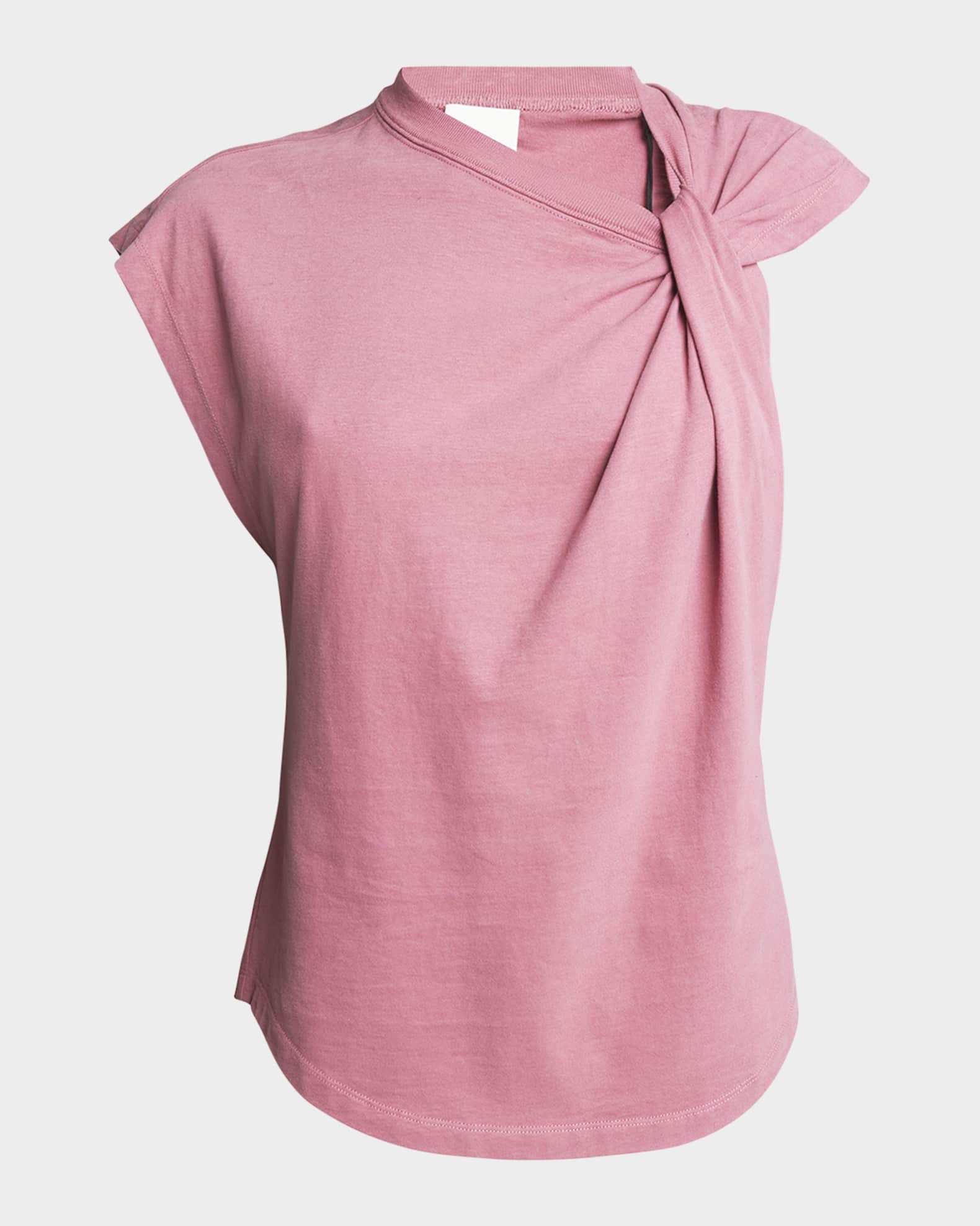 Nayda Twisted Cap-Sleeve T-Shirt 0