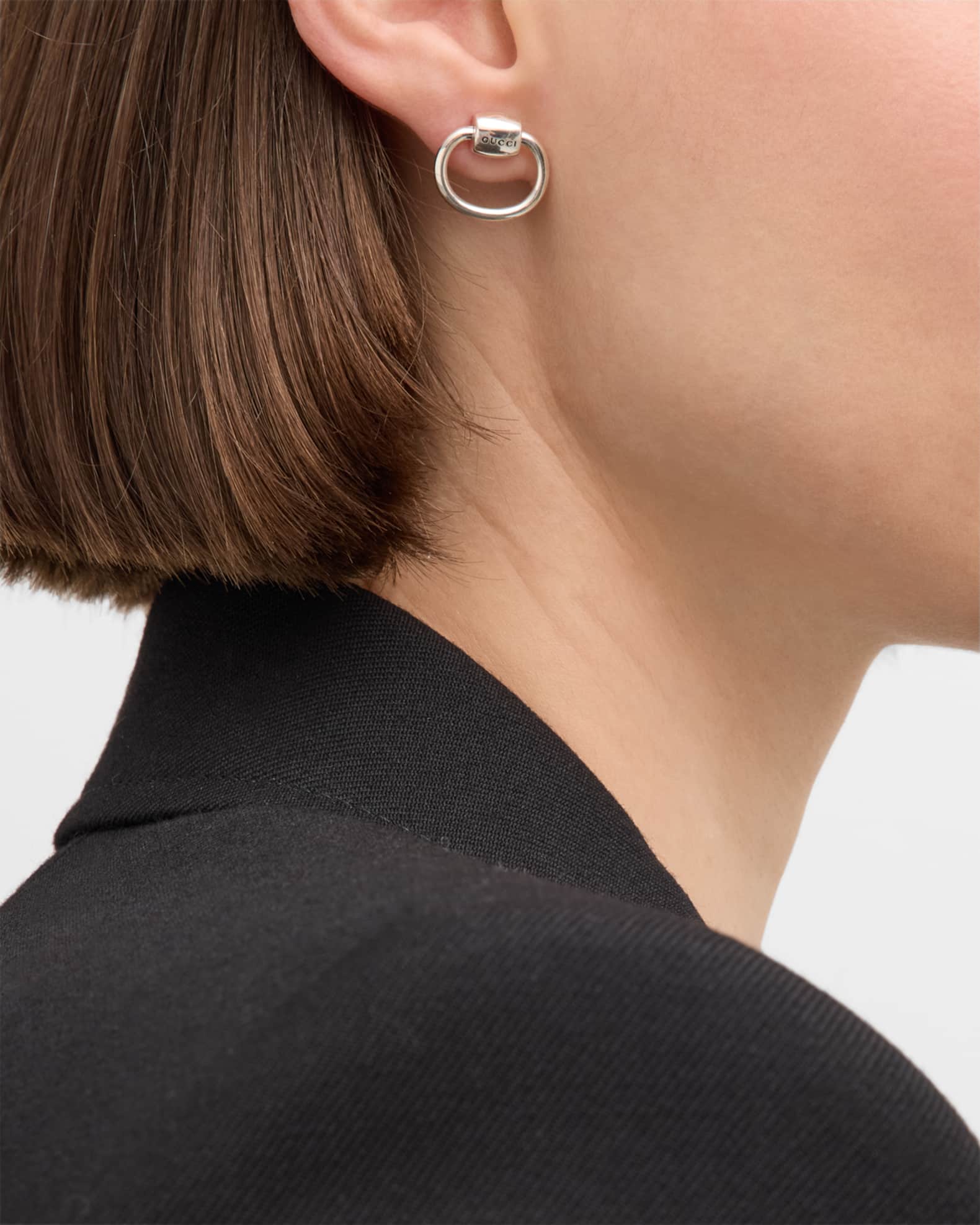 Gucci Horsebit Stud Earrings Neiman Marcus