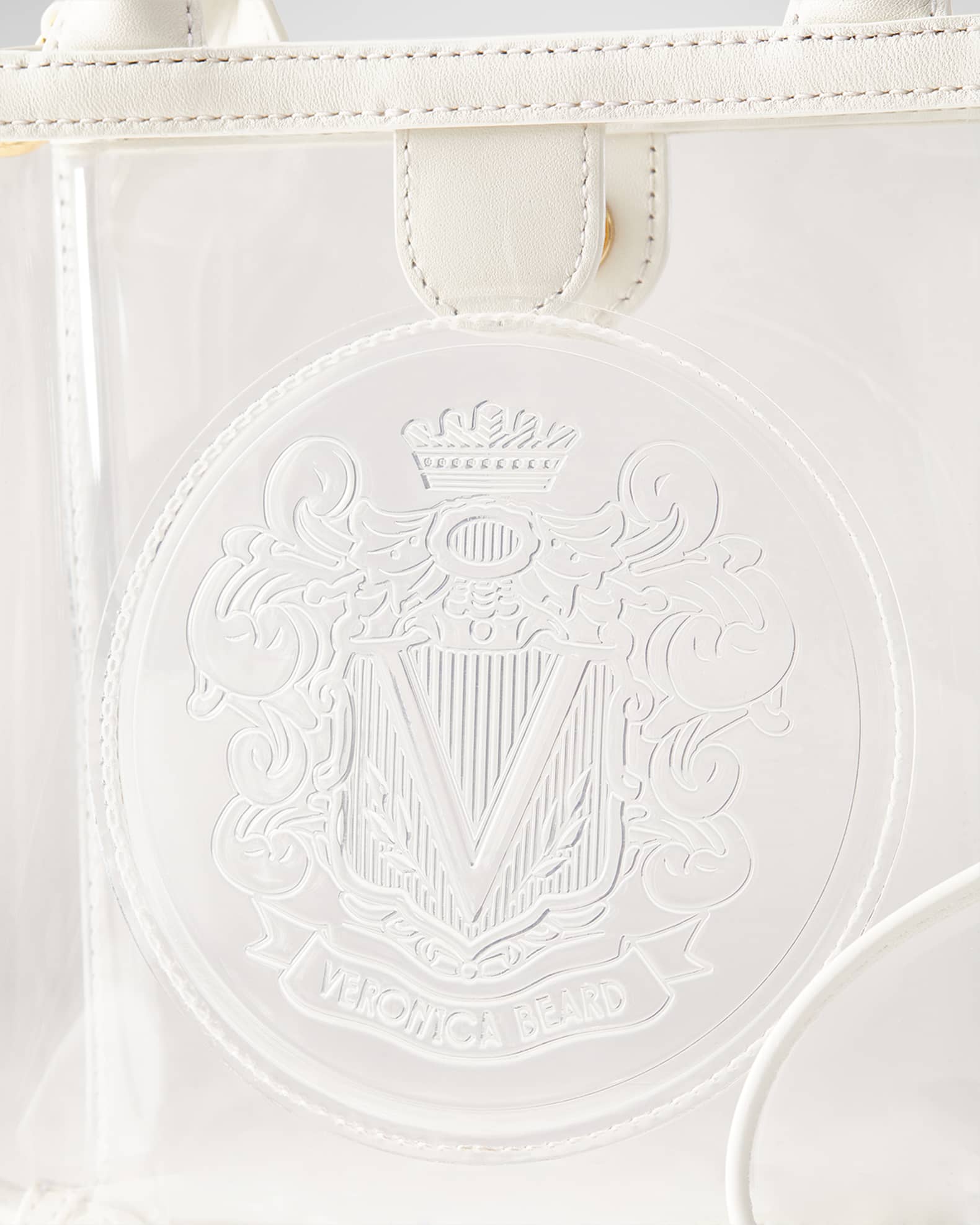 Versace clear tote sale
