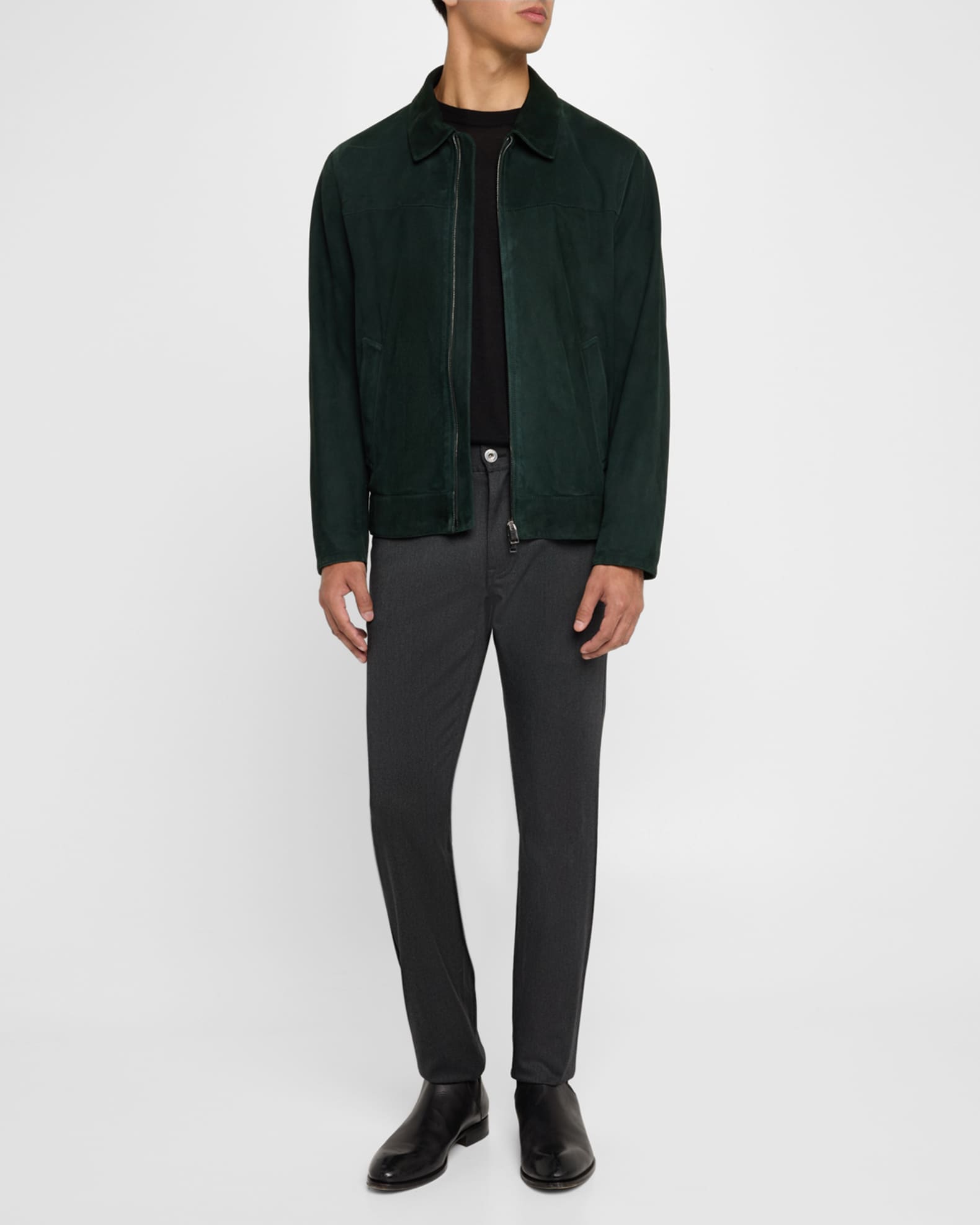 Men's Straight Fit Five-Pocket Trousers 1