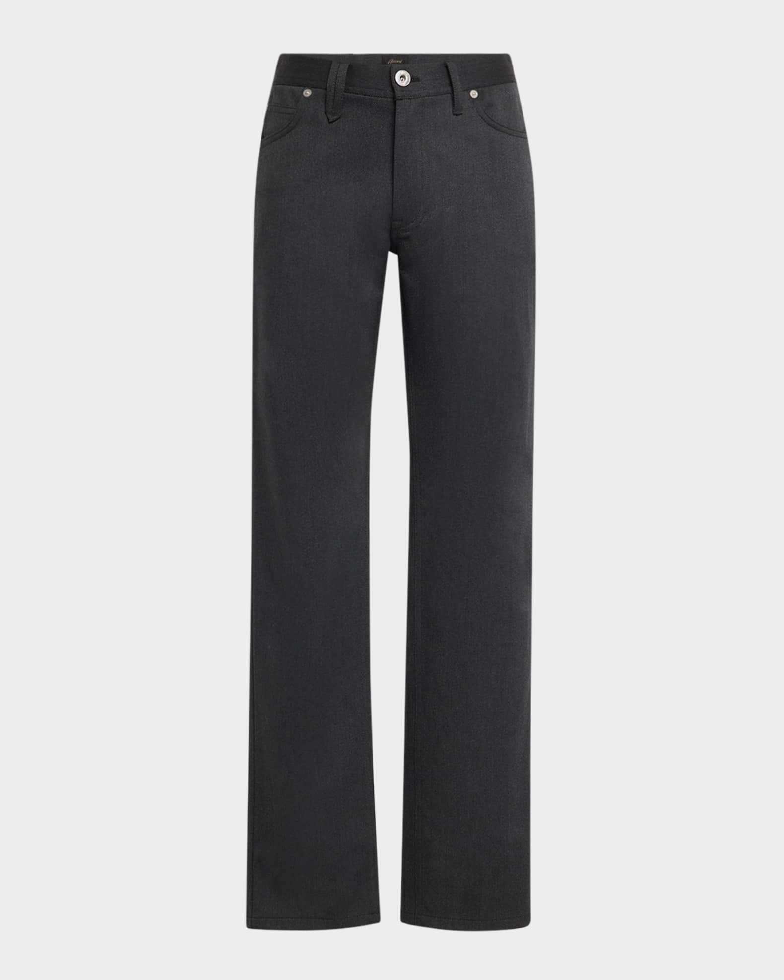 Men's Straight Fit Five-Pocket Trousers 0