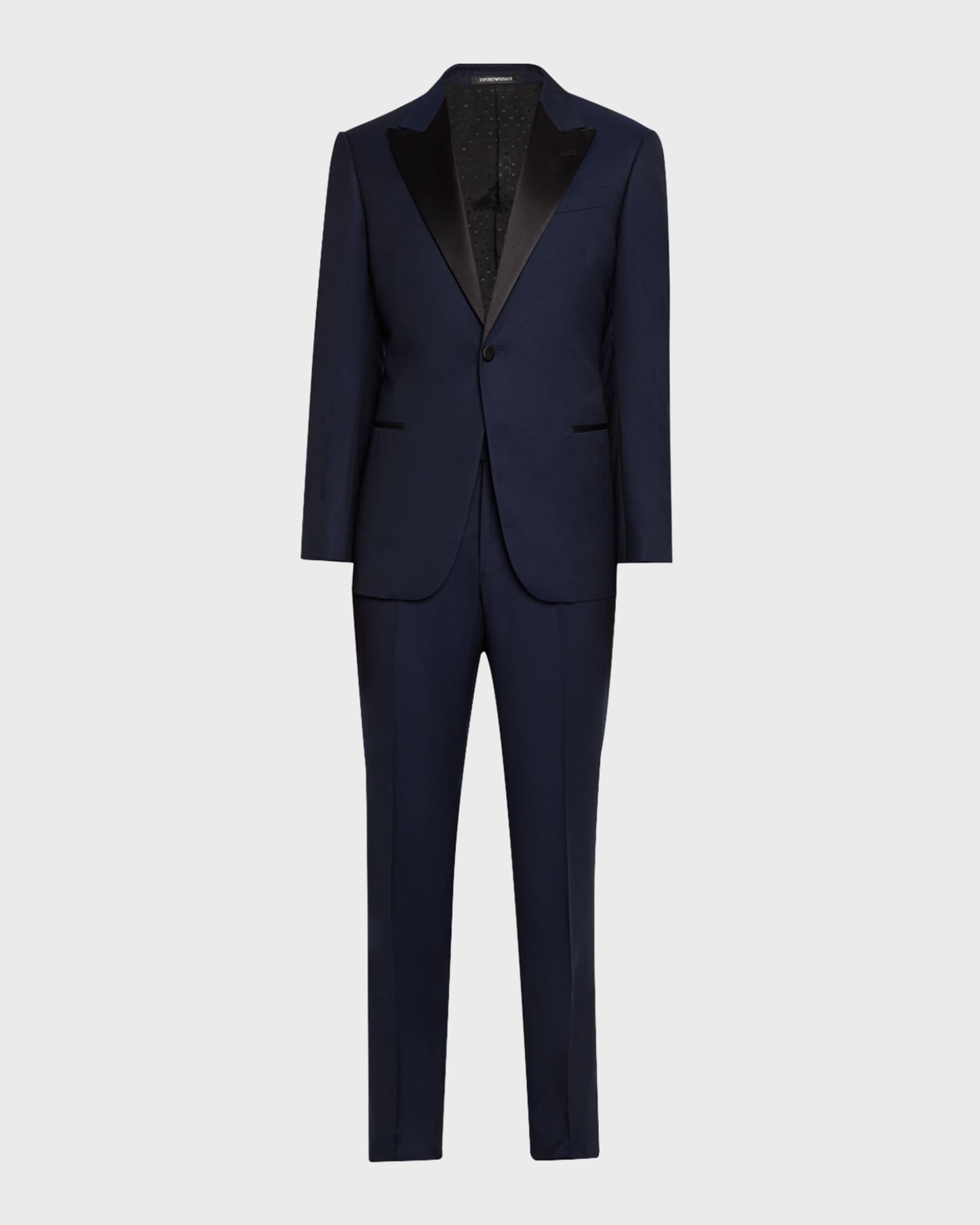 Men's Patterned Wool Peak Tuxedo 0