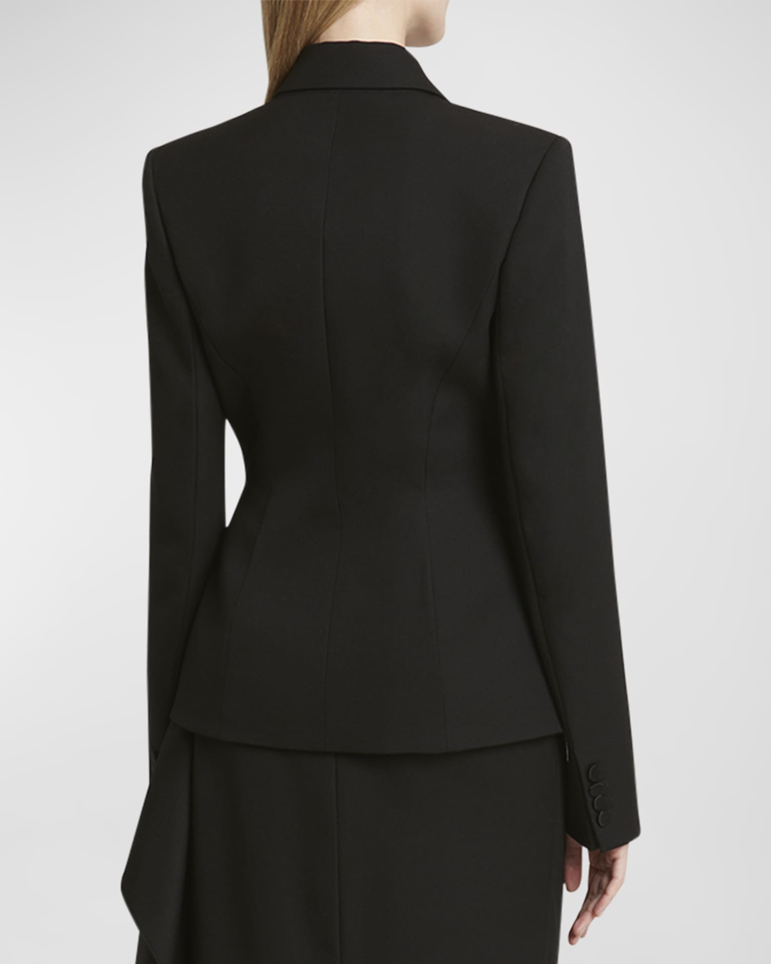 Erdem Crystal Single-Breasted Tailored Blazer Jacket Erdem Crystal Single-Breasted Tailored Blazer Jacket
