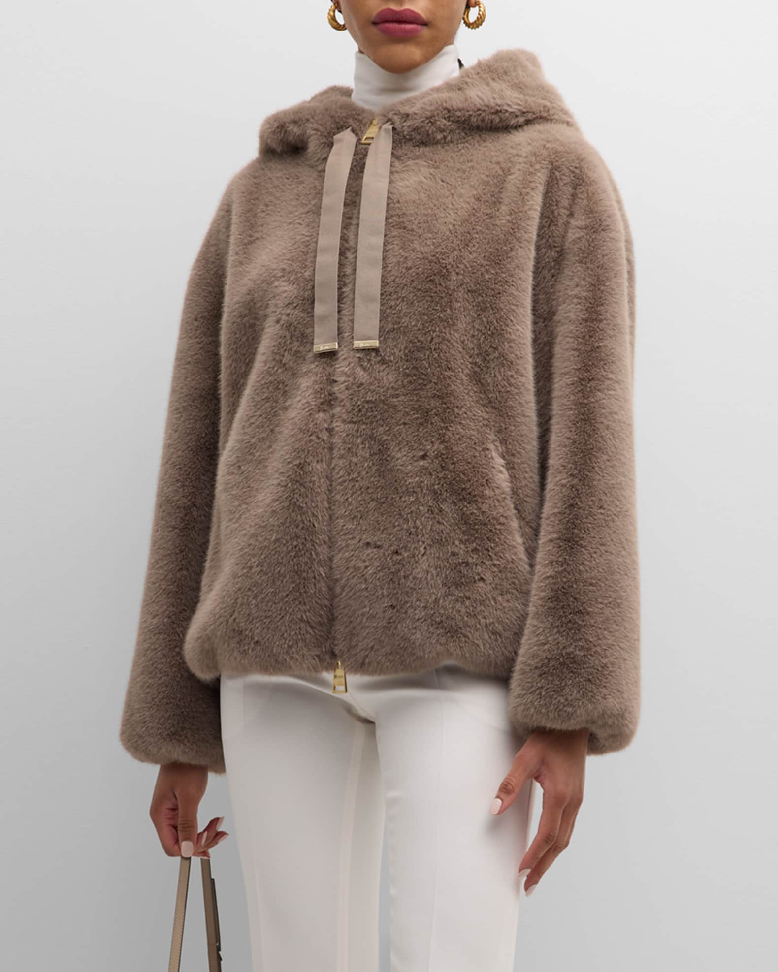Giubbotto Faux Fur Bomber Jacket