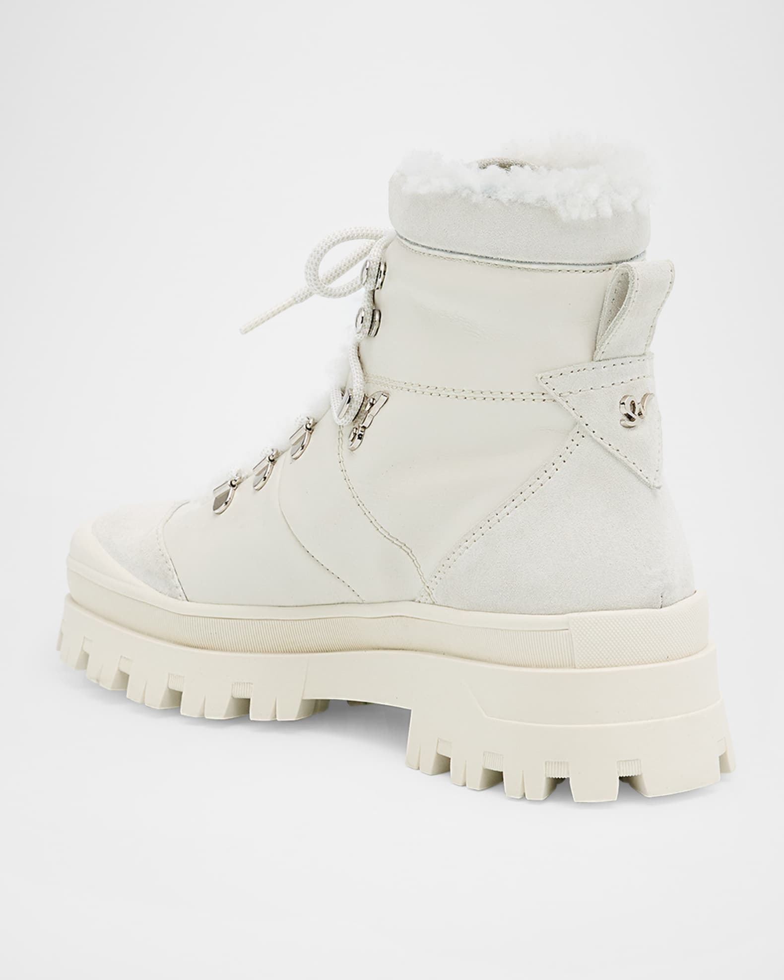 Sophia ster Wanderlust Leather Shearling Ranger Boots Neiman Marcus