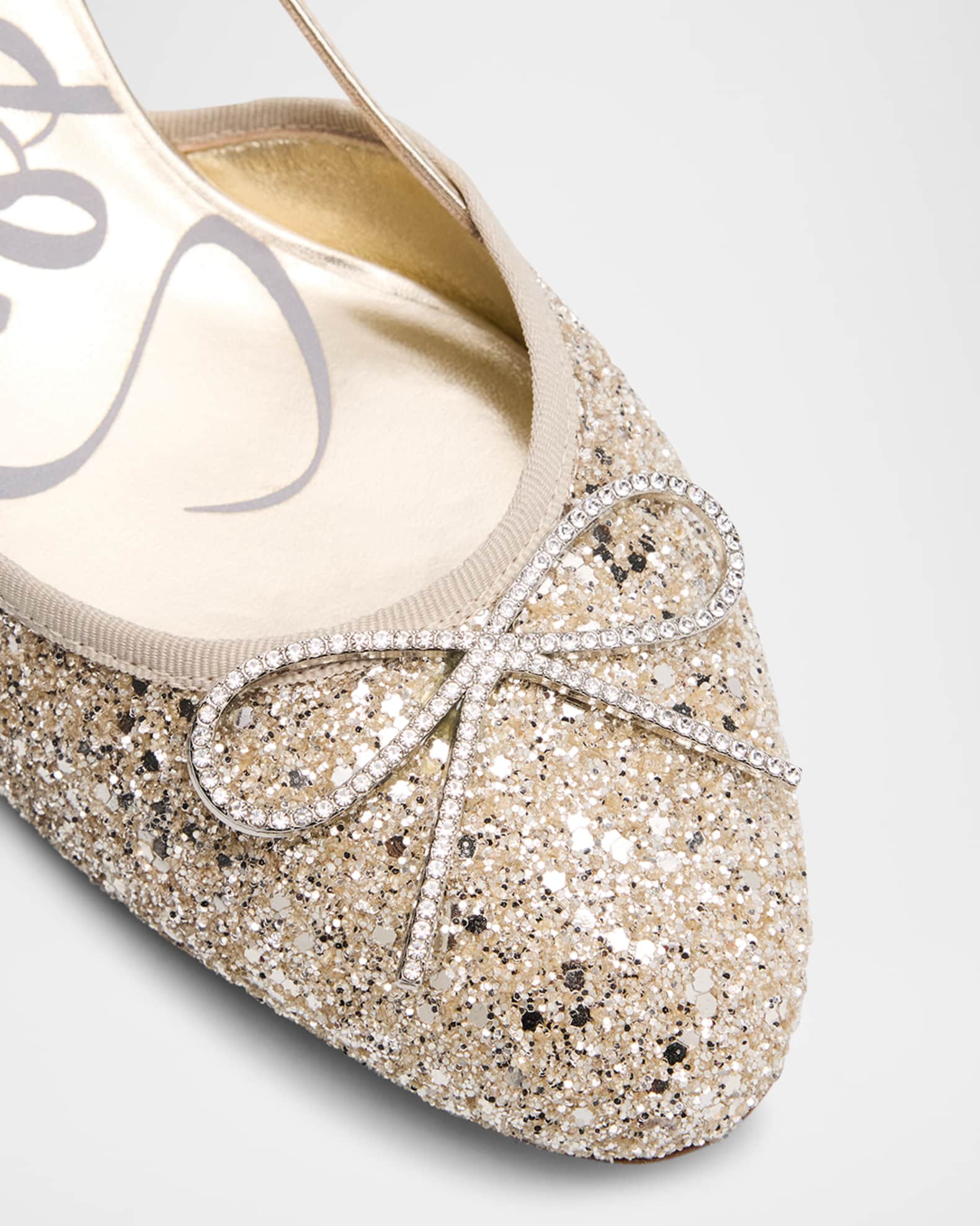 Sparkly ballerina pumps hot sale