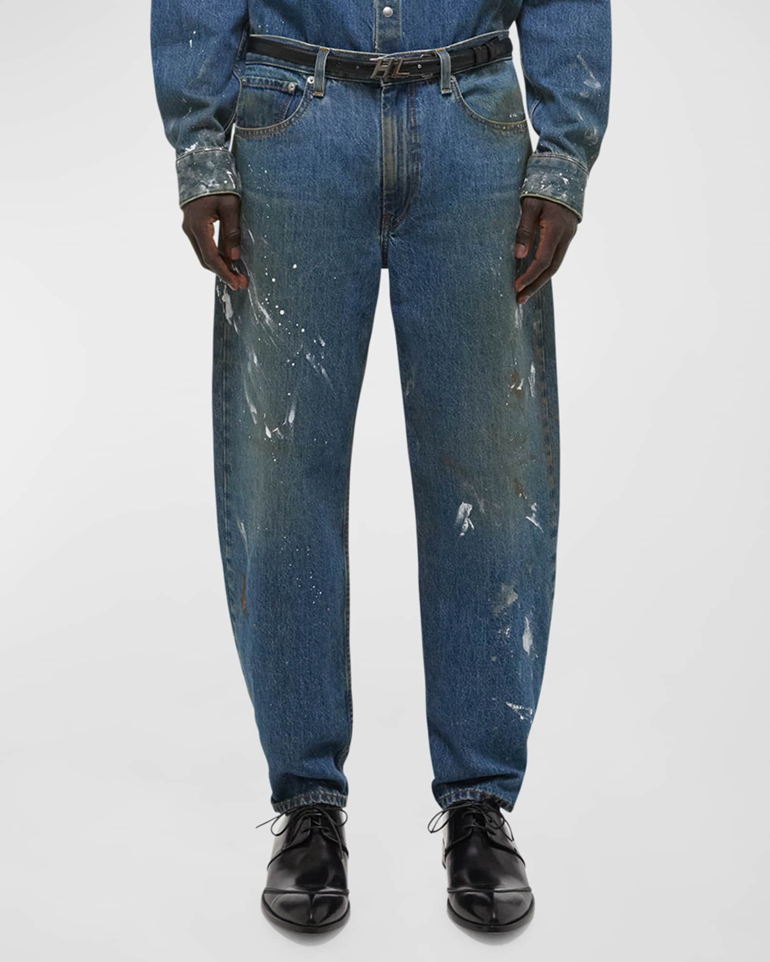 Helmut lang splatter jeans sale