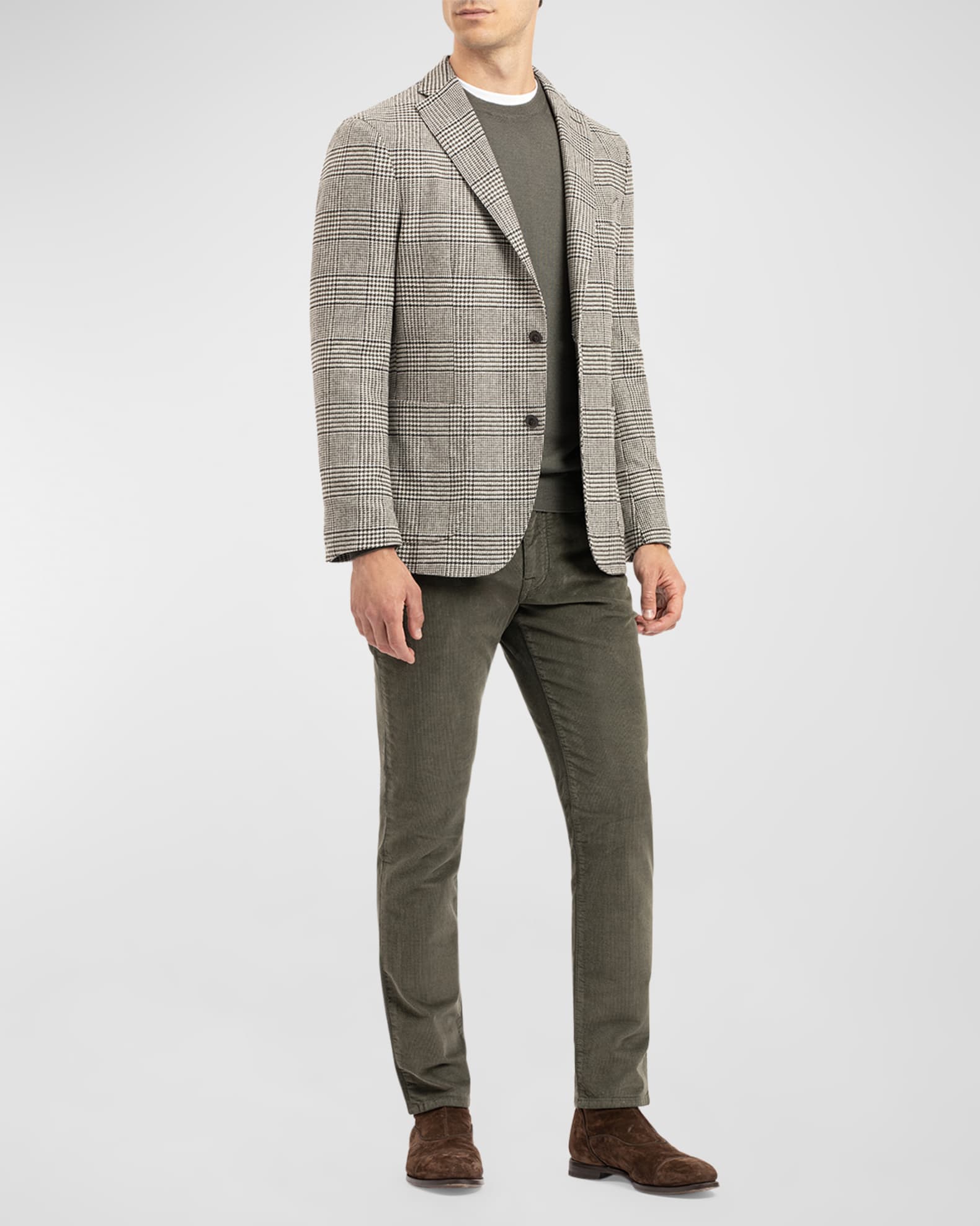Men's Macro-Plaid Sport Coat 1