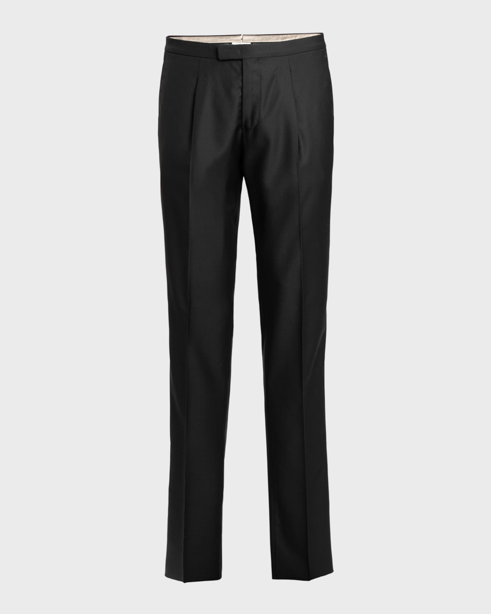 Boglioli Men s Pleated Side Stripe Tuxedo Pants Black Men s 34R Formalwear Tuxedos Suits Tuxedo Evening Dinner Pants