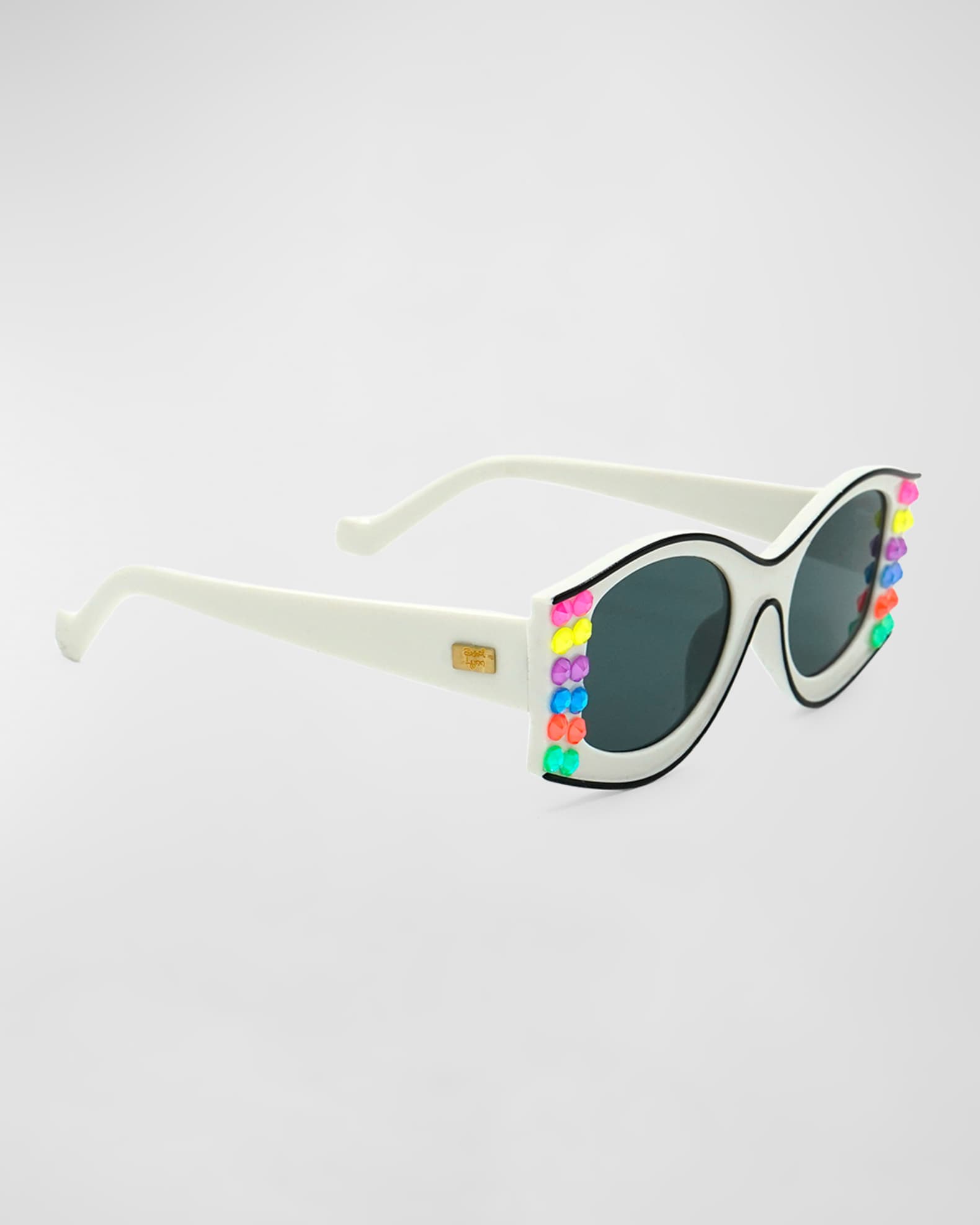 Girl's Neon Crystal Sunglasses 1