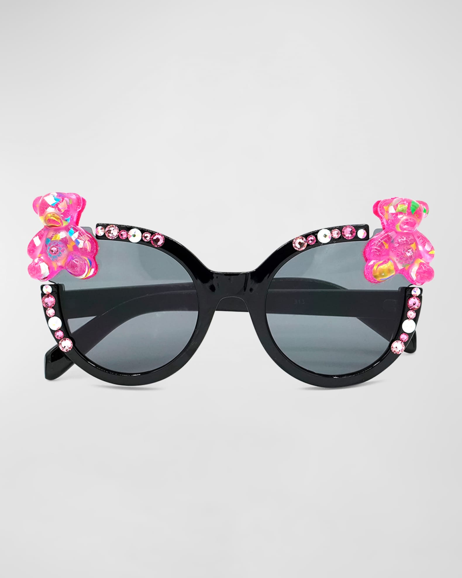 Bari Lynn Girl's Cat Eye Sunnies W/ Large Confetti Gummy Bears
