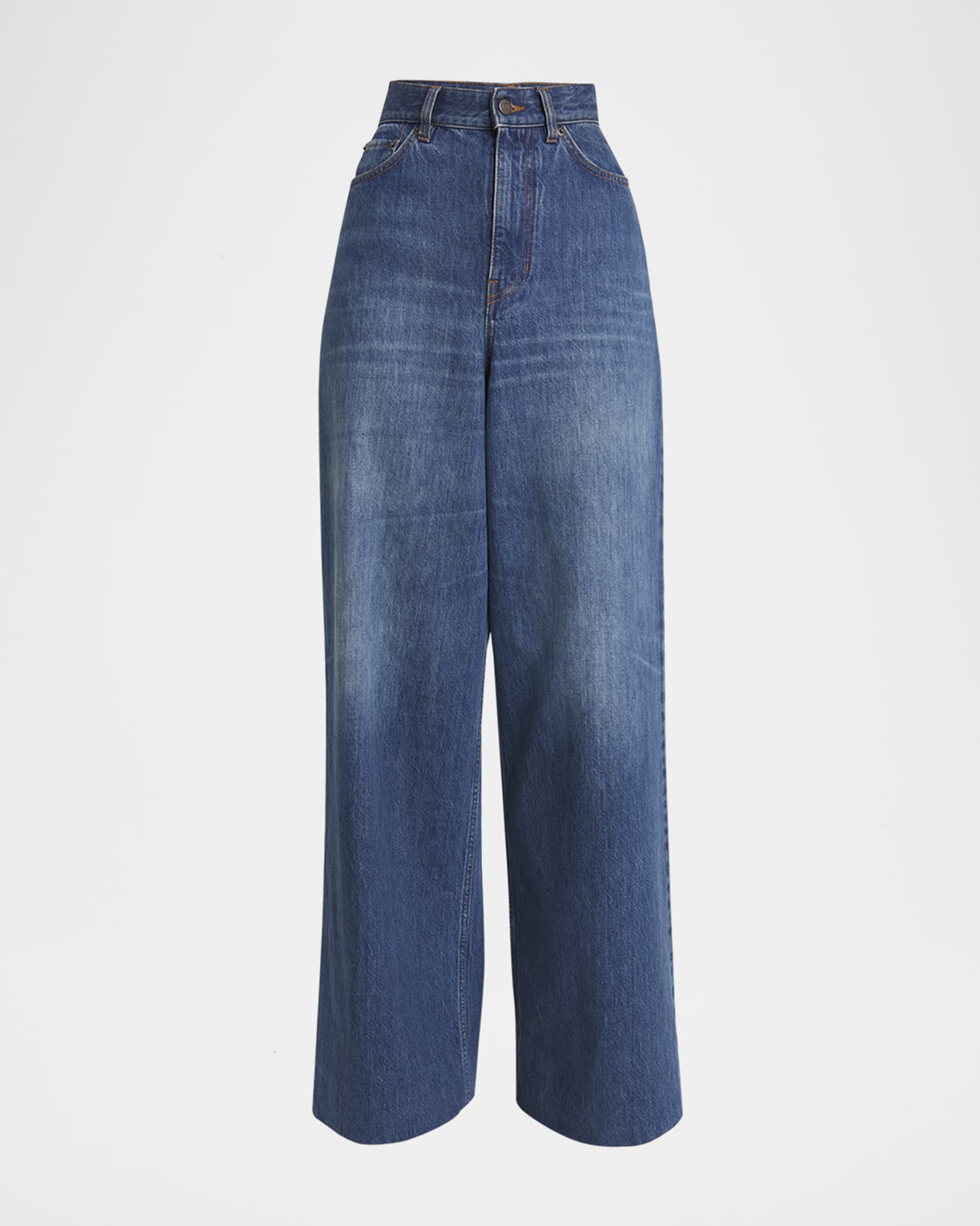 デニム・ジーパン CHLOE WIDE LEG JEANS Chloe Wide Leg Denim Trousers | Neiman Marcus