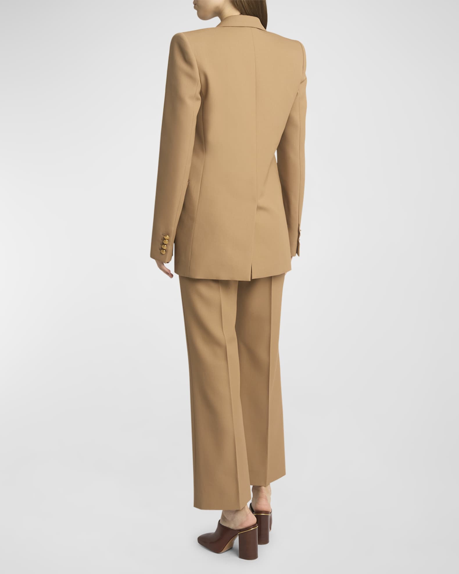 ジャケット Chloe Mustard Wool Blazer Chloe Grain De Poudre Wool Blazer Jacket | Neiman Marcus