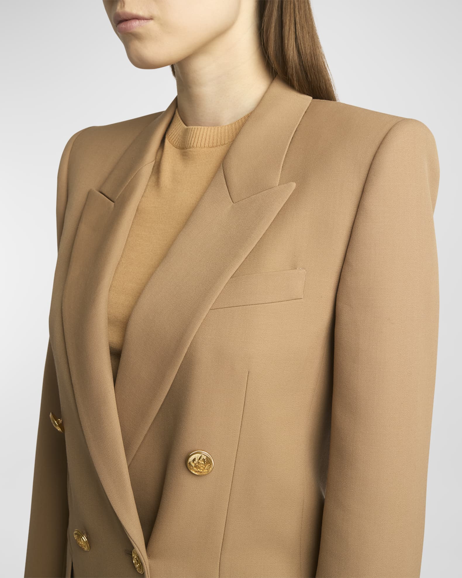 ジャケット Chloe Mustard Wool Blazer CHLOÉ Double-breasted wool blazer | NET-A-PORTER