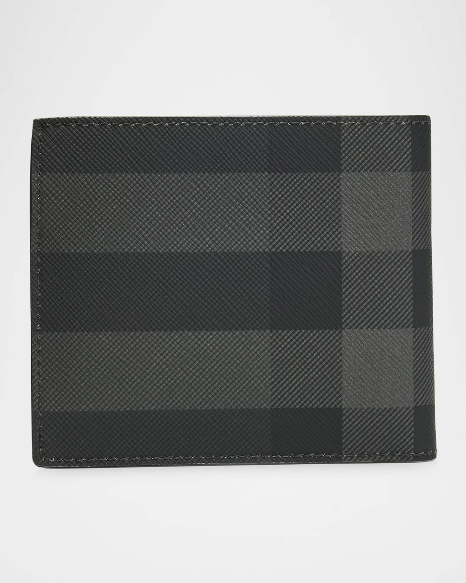 Burberry london check bifold wallet discount