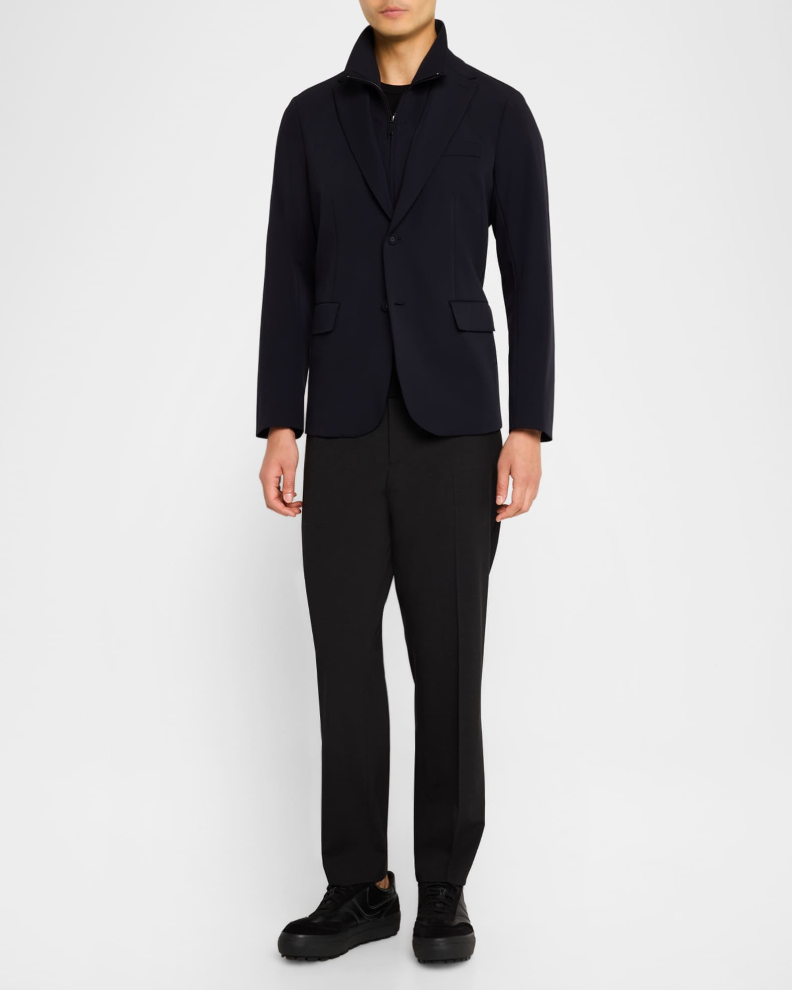 Men's Nylon Blazer with Removable Insert 1