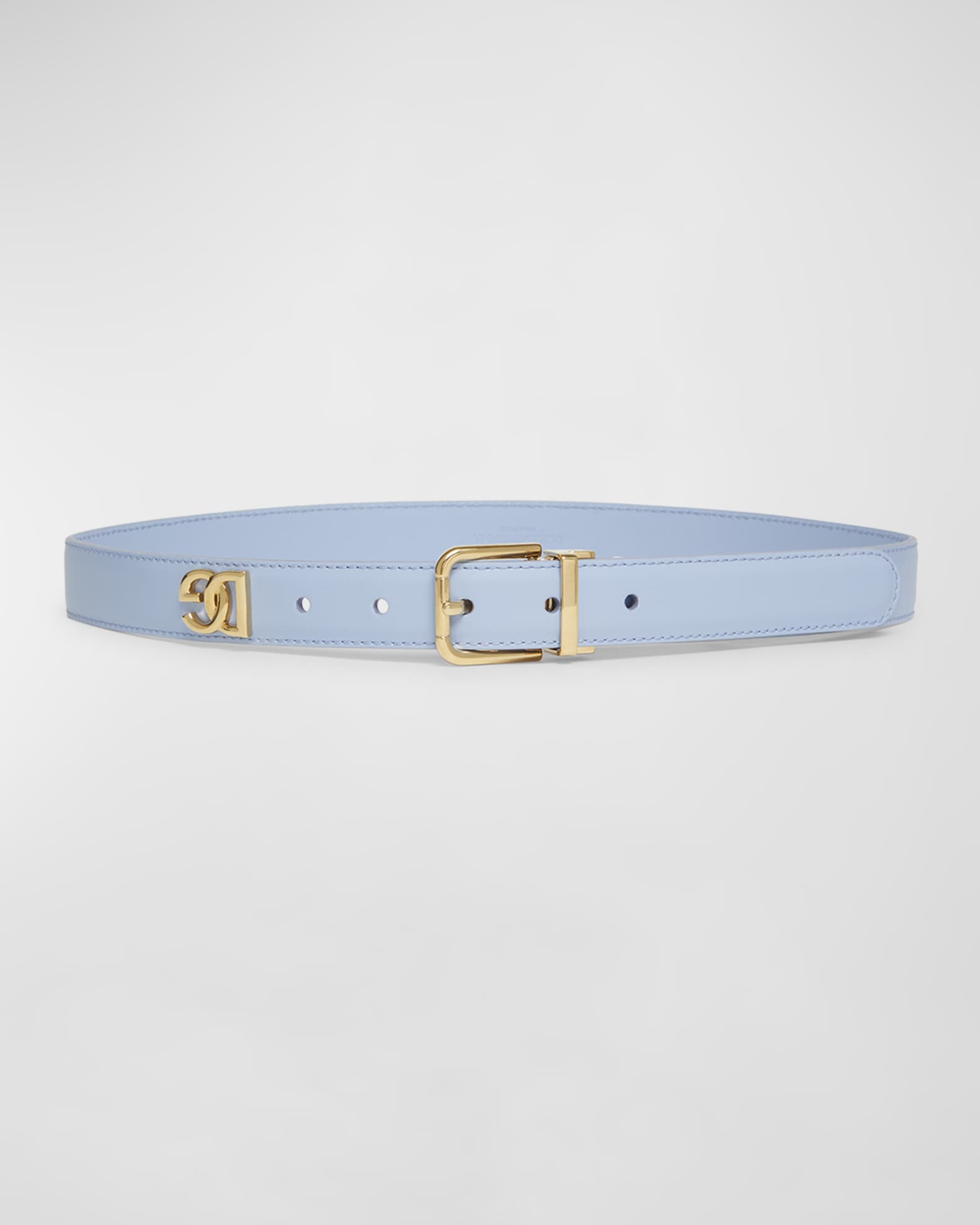 DG Logo Leather Belt  0