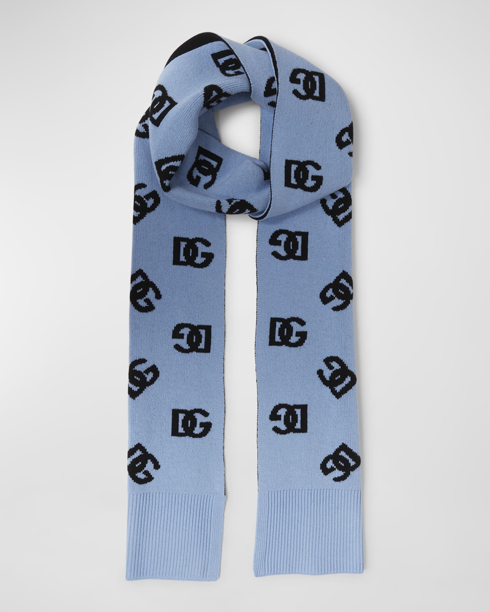 DG Logo Reversible Wool Scarf