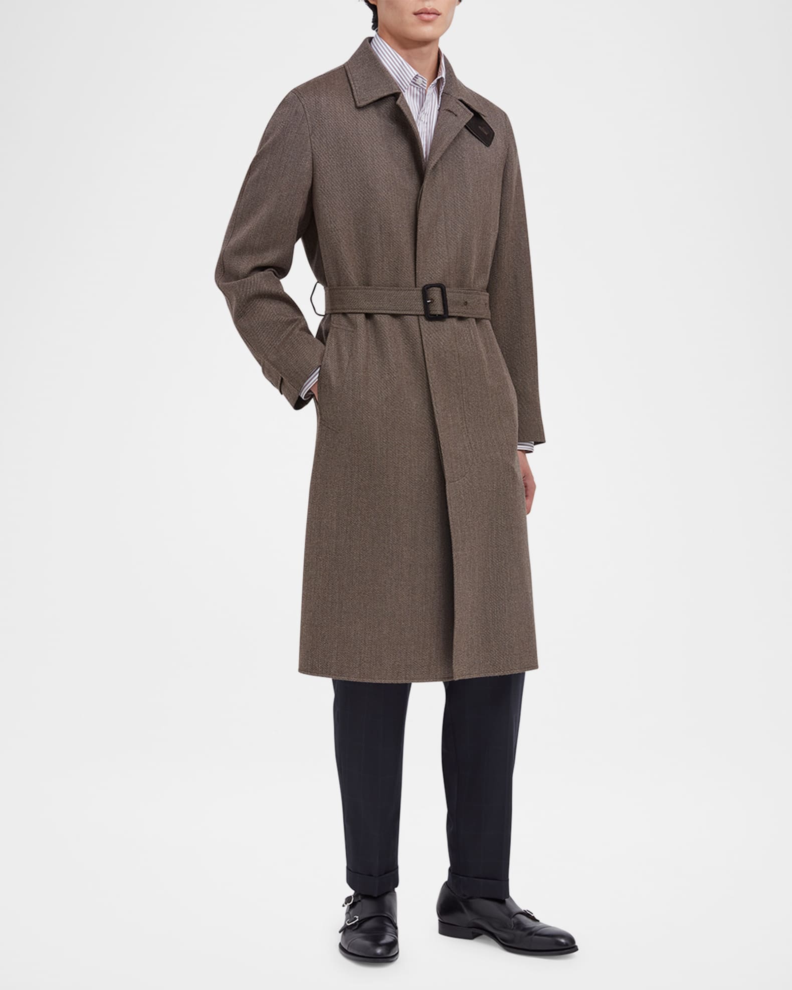 Men's Wool Balmaacan Overcoat 1