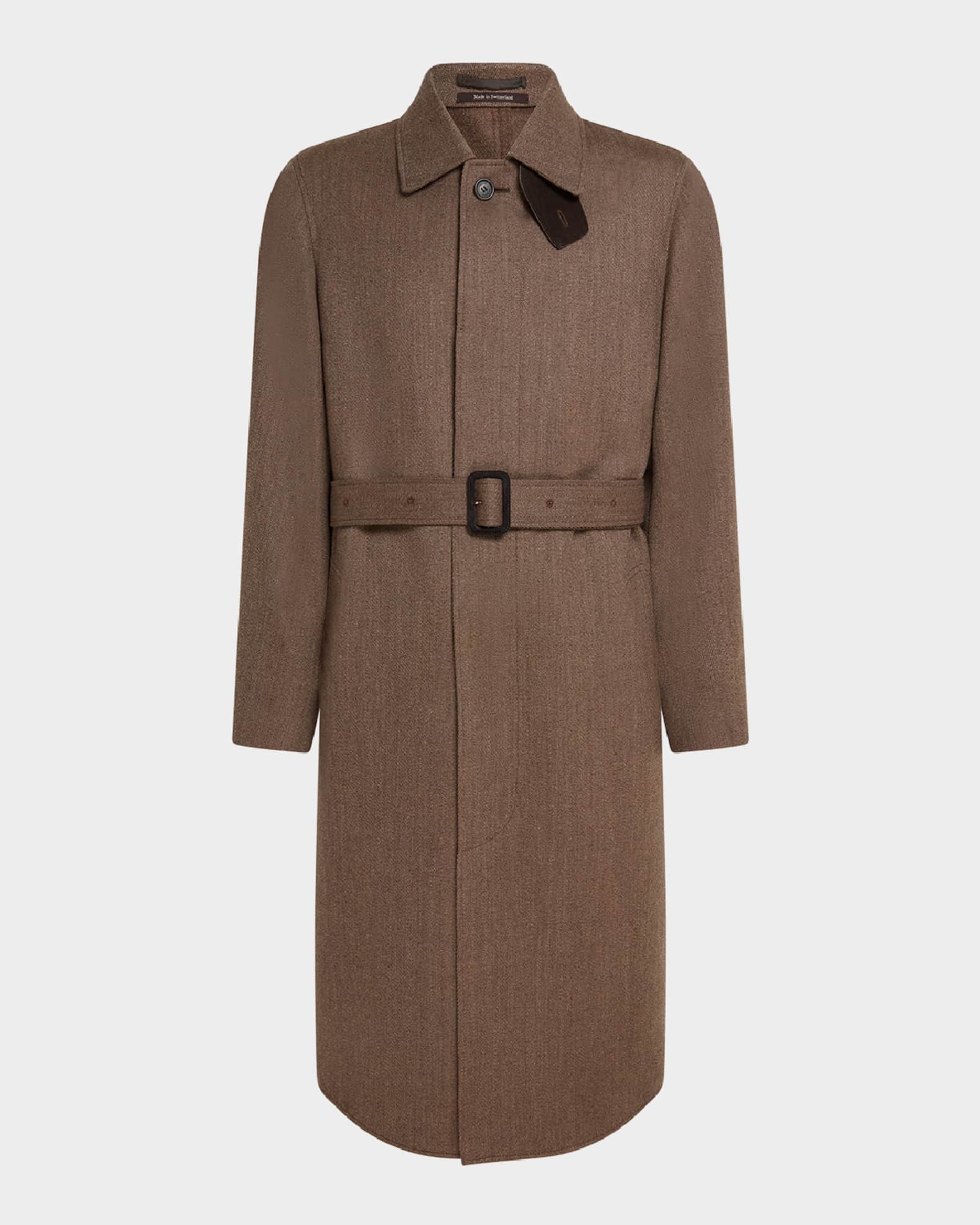 dunhill Men s Wool Balmaacan Overcoat Neiman Marcus