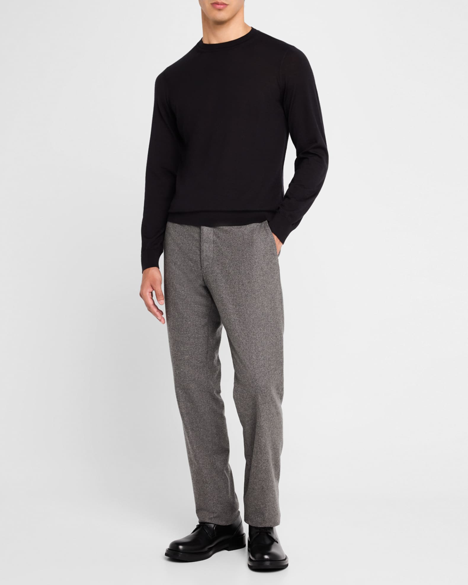 Men's Superfine Cashmere Crewneck Sweater 1
