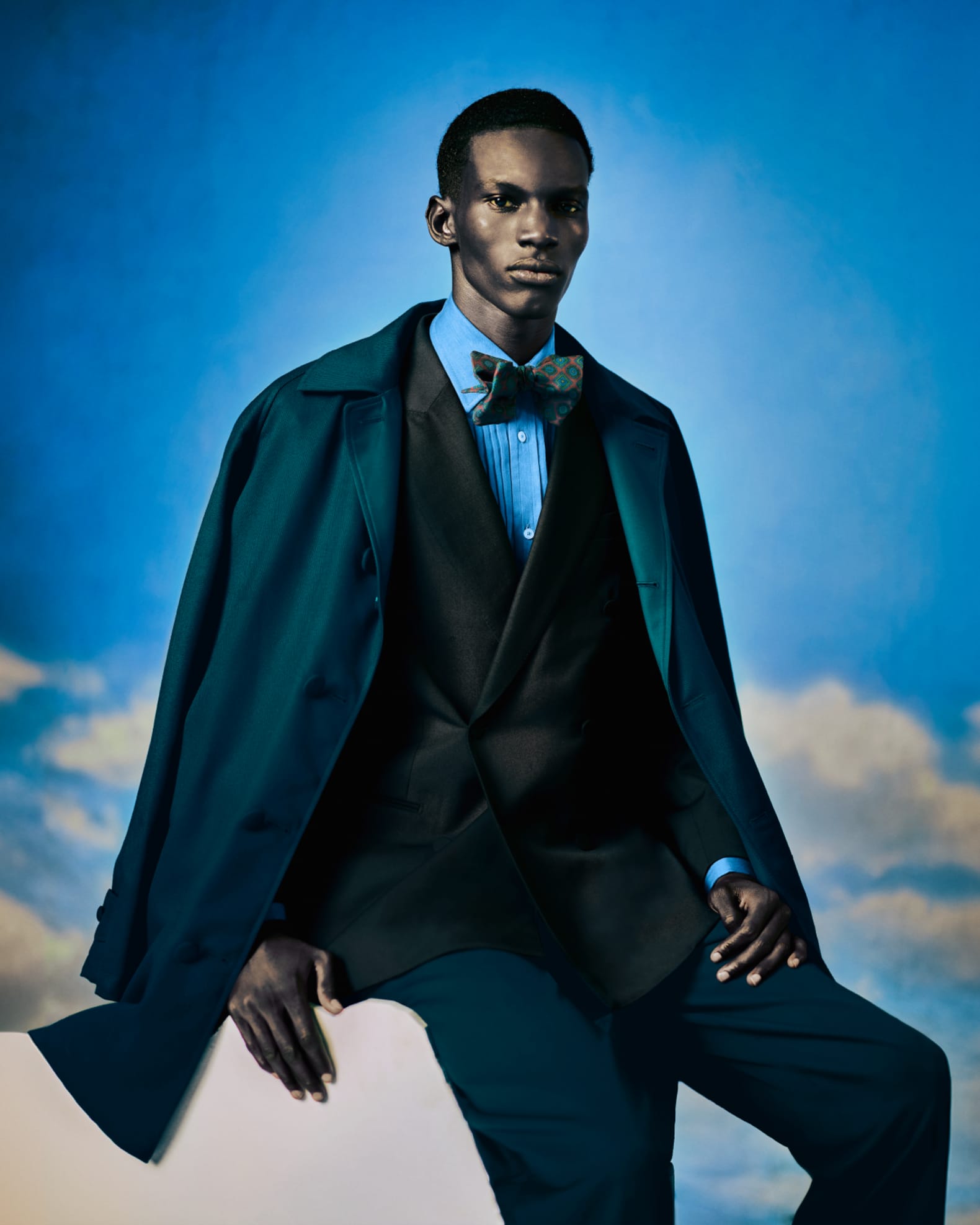 dunhill Men s Double Breasted Peak Lapel Dinner Jacket Neiman Marcus