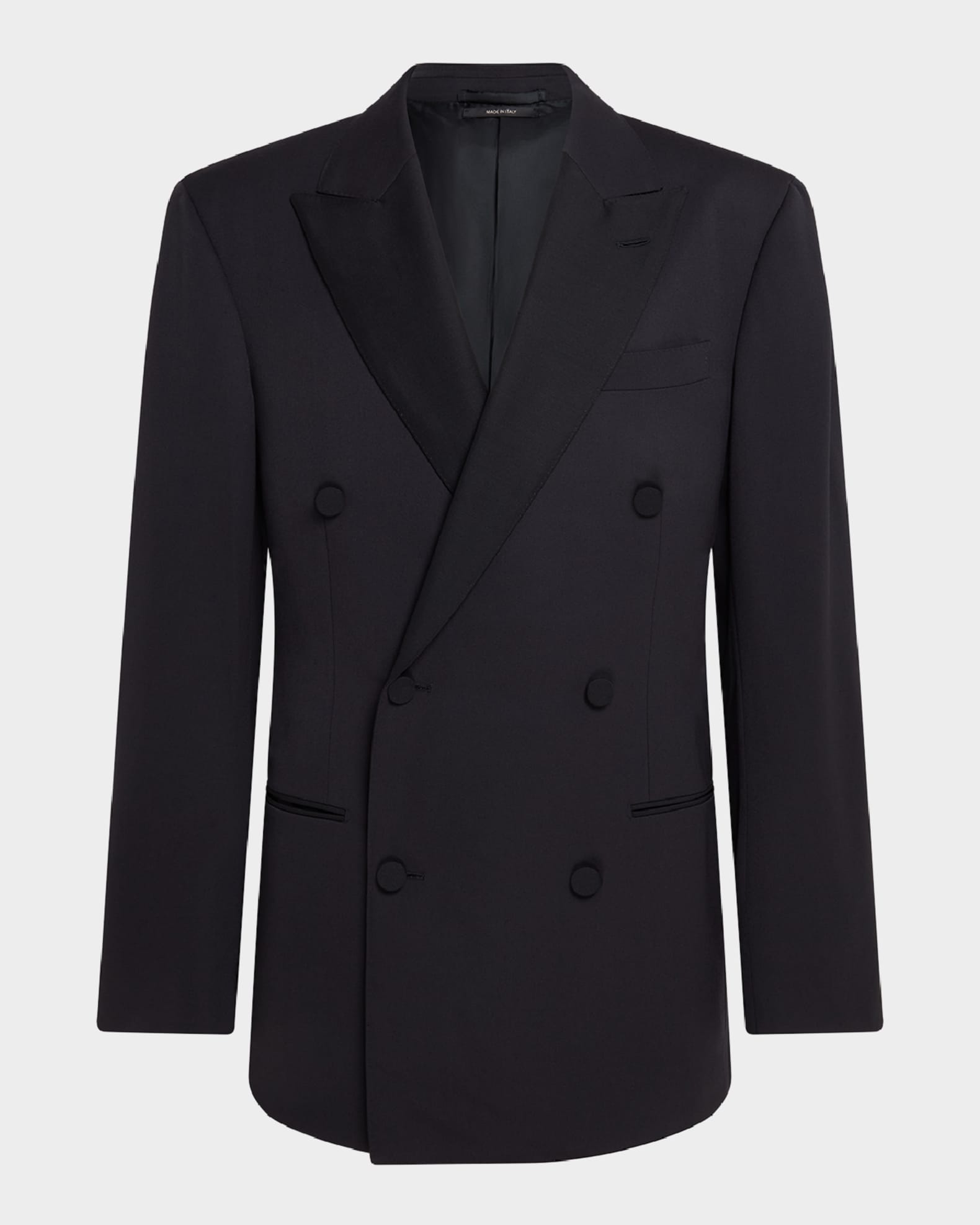 Men's Double-Breasted Peak Lapel Dinner Jacket 0