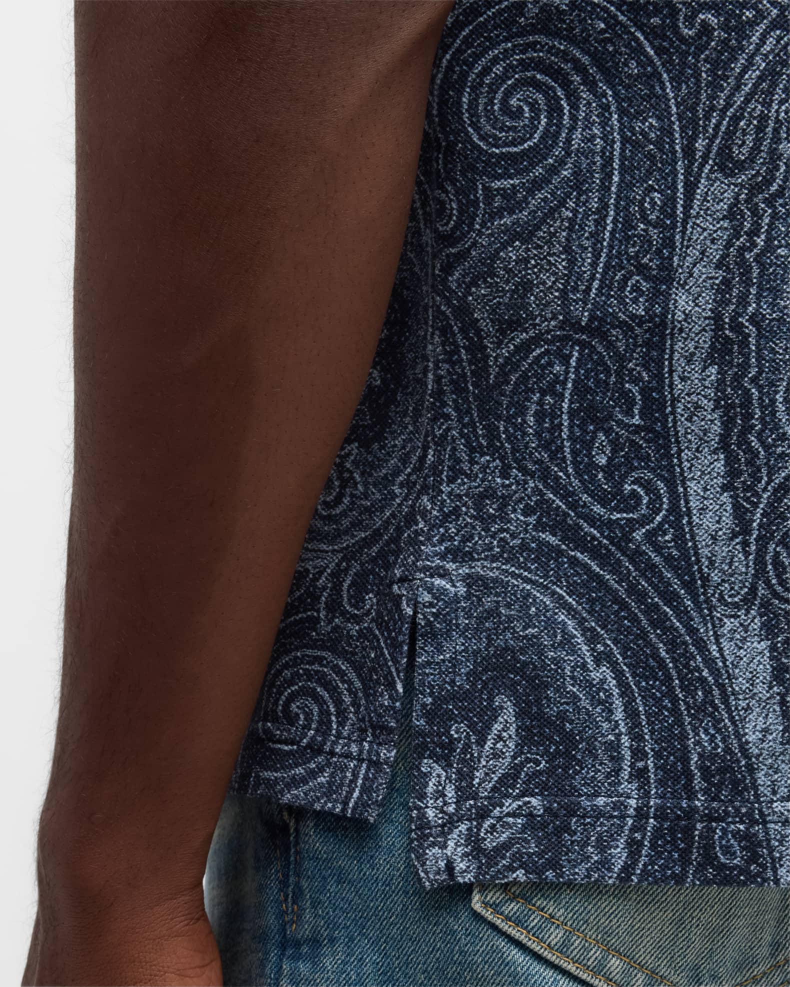 Etro Arnica Paisley Polo Shirt