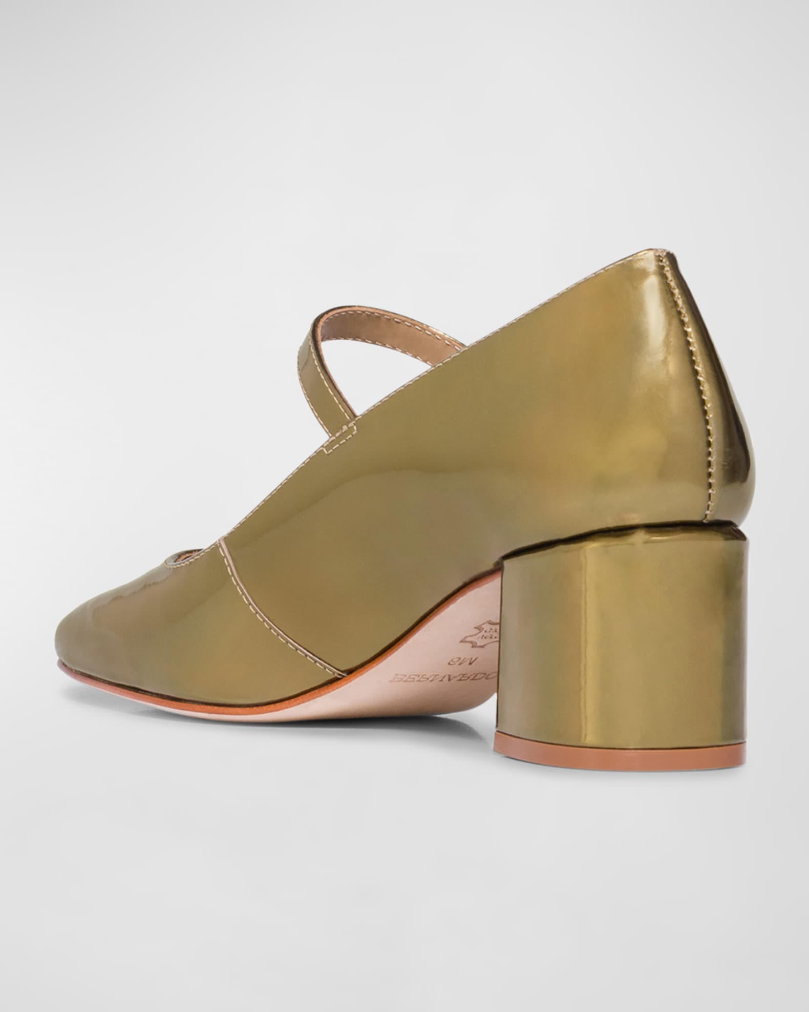Ancona Patent Mary Jane Pumps