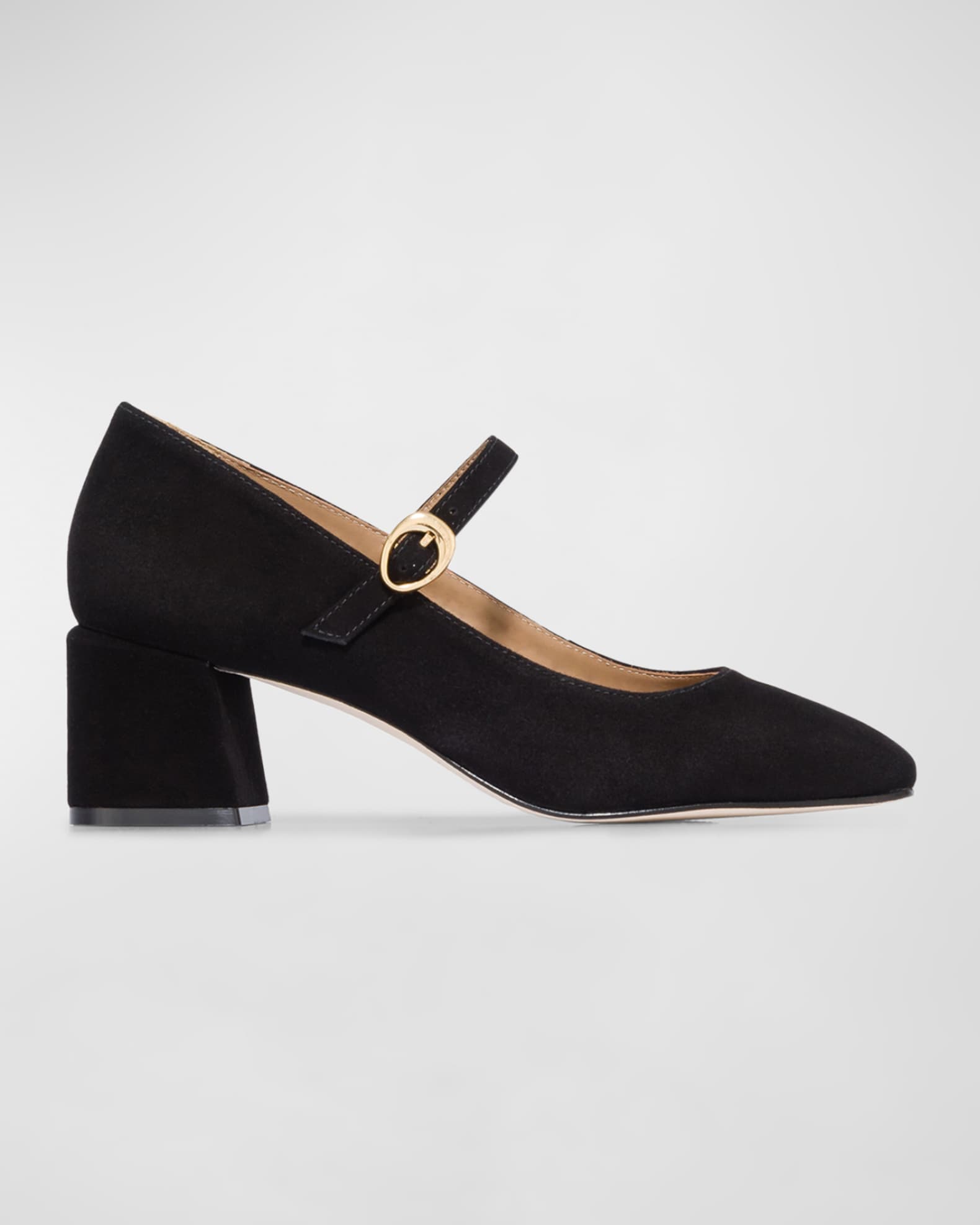 Ancona Suede Mary Jane Pumps 0