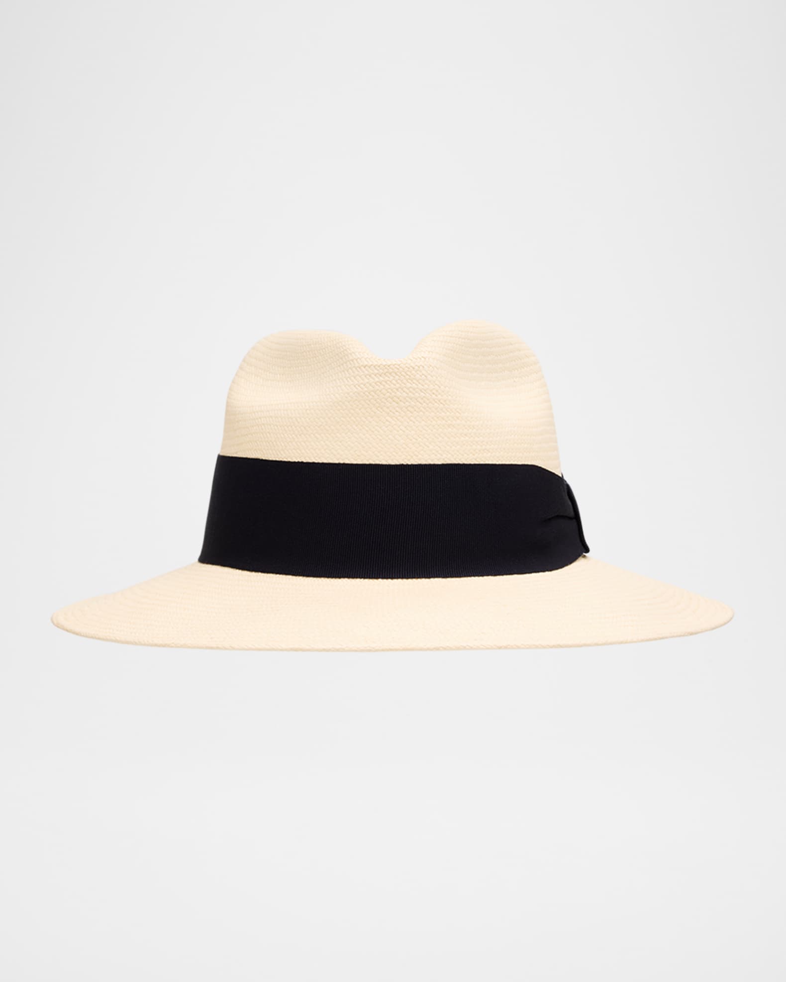 Frescobol Carioca Men's Rafael WideRibbon Straw Panama Hat Neiman Marcus