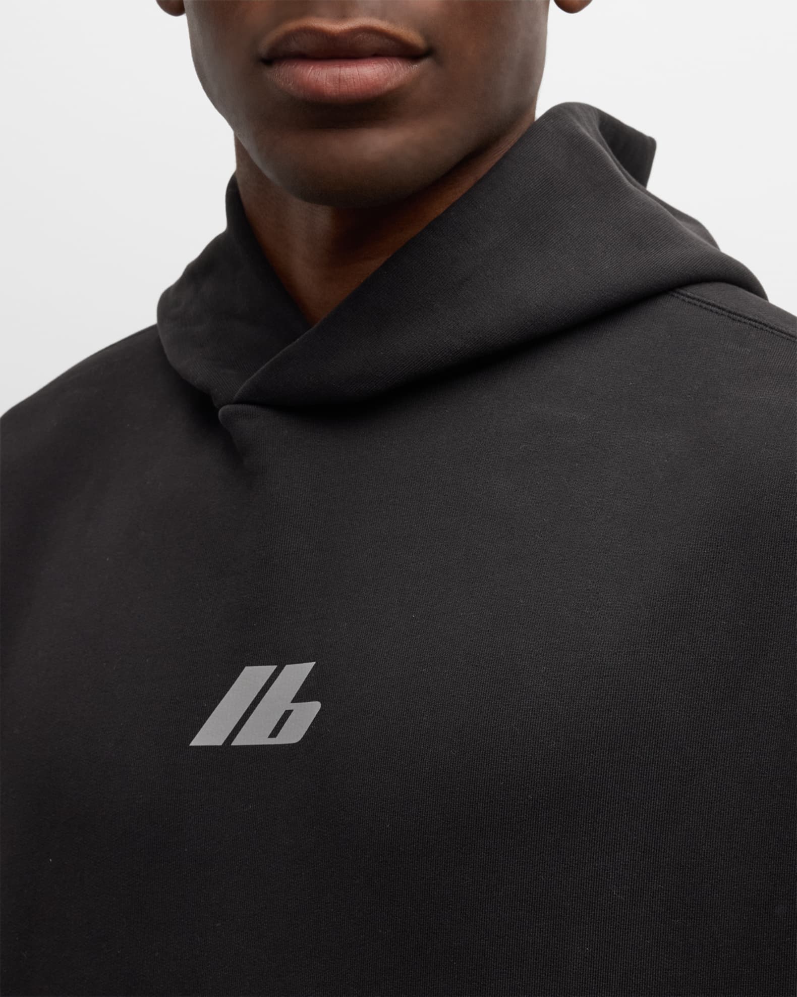 BALENCIAGA ダークグレー パーカー XL Balenciaga Men's Activewear Oversized Hoodie | Neiman Marcus
