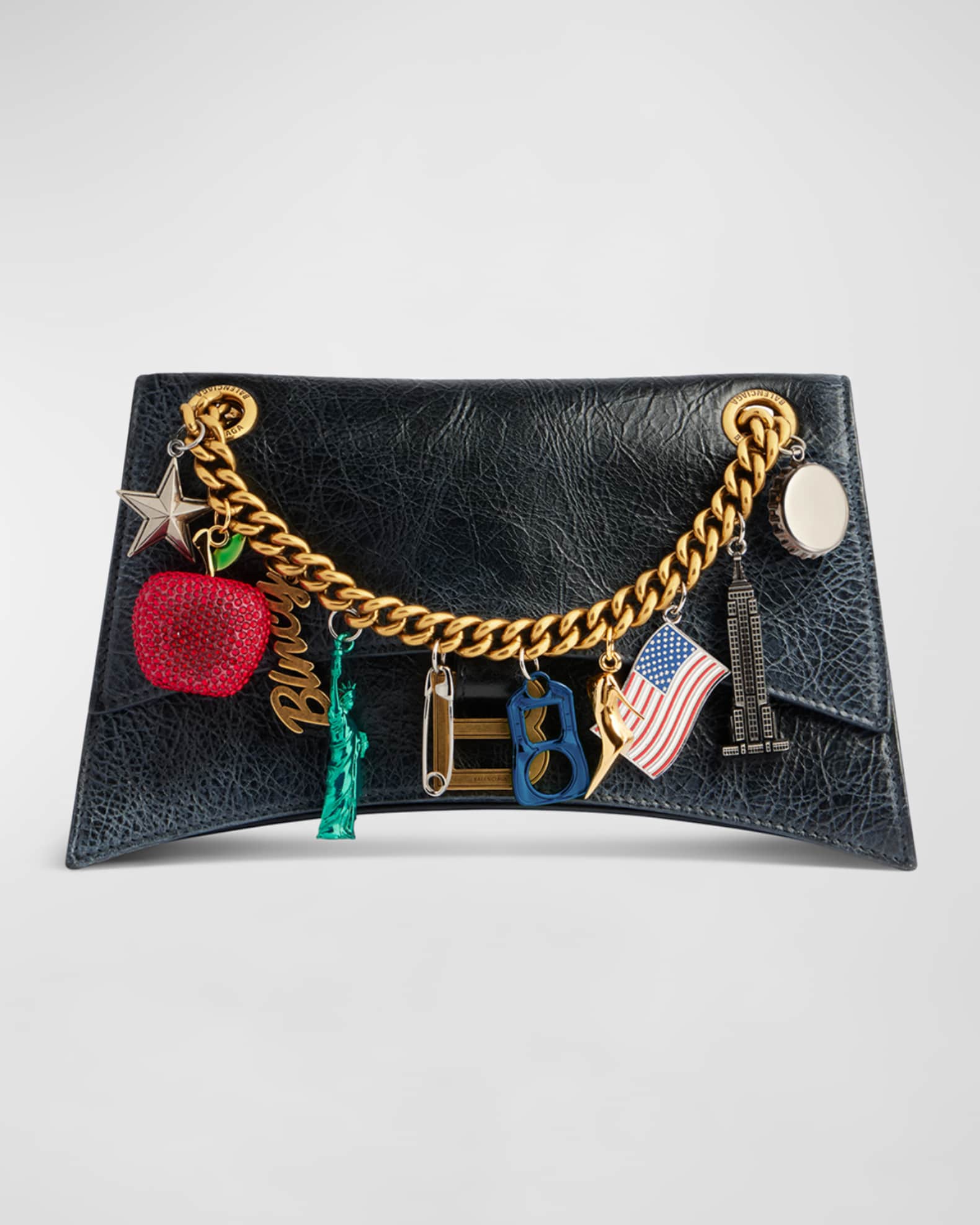 Balenciaga Crush Small Souvenirs Chain Shoulder Bag | Neiman
