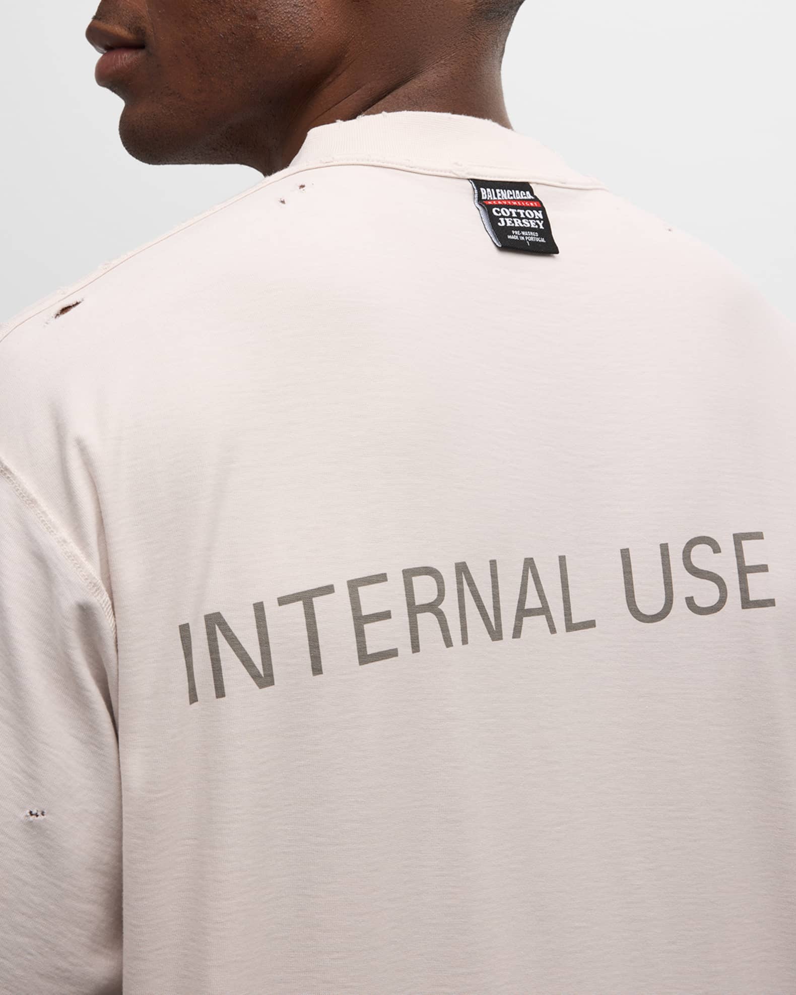 横綱　BALENCIAGA authentic Tシャツ UNISEX Balenciaga Balenciaga Boxing T-Shirt Medium Fit | Saks Fifth Avenue