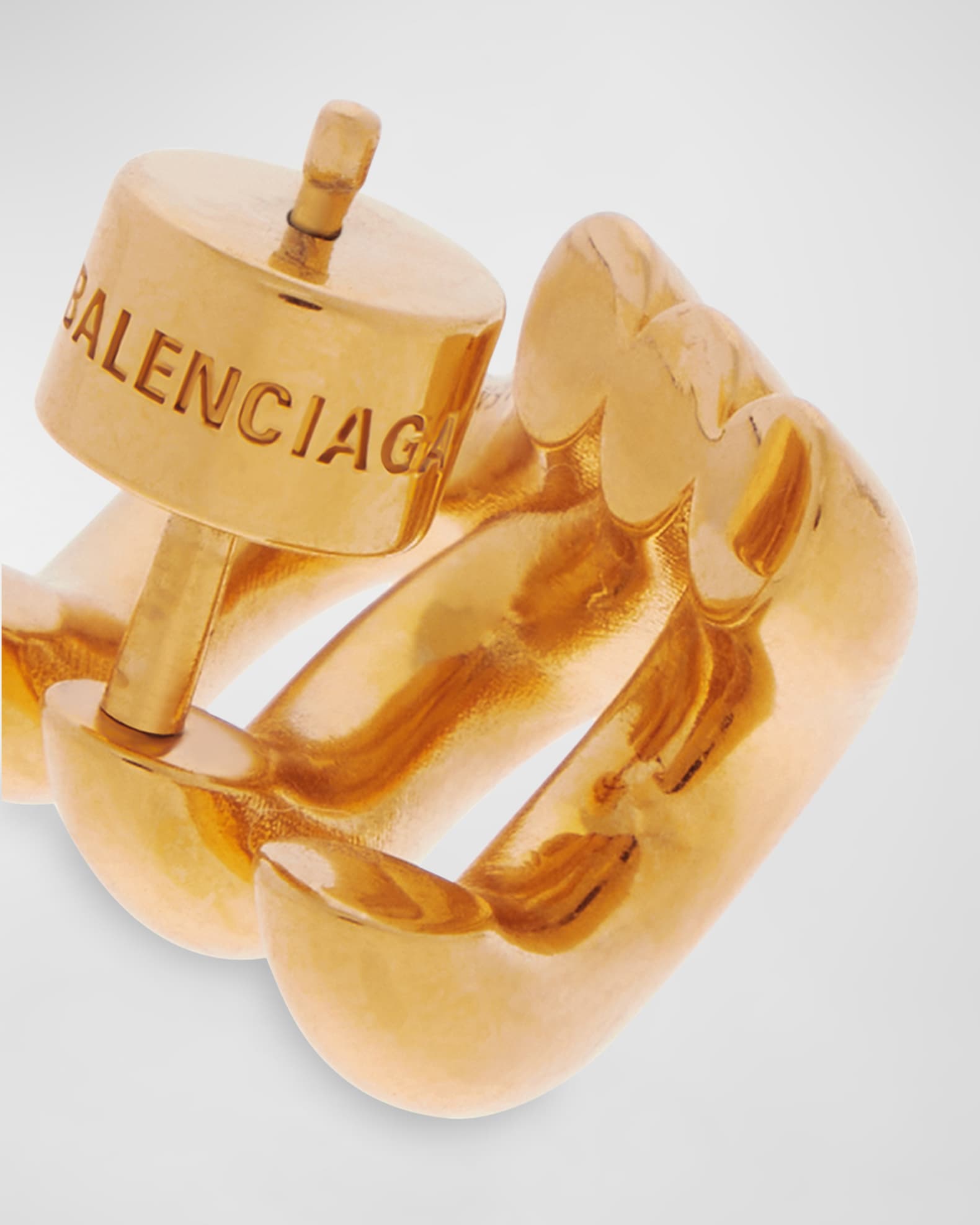 【BALENCIAGA】Loop Trio ピアス BALENCIAGA silver loop trio ピアス Women's Loop Trio