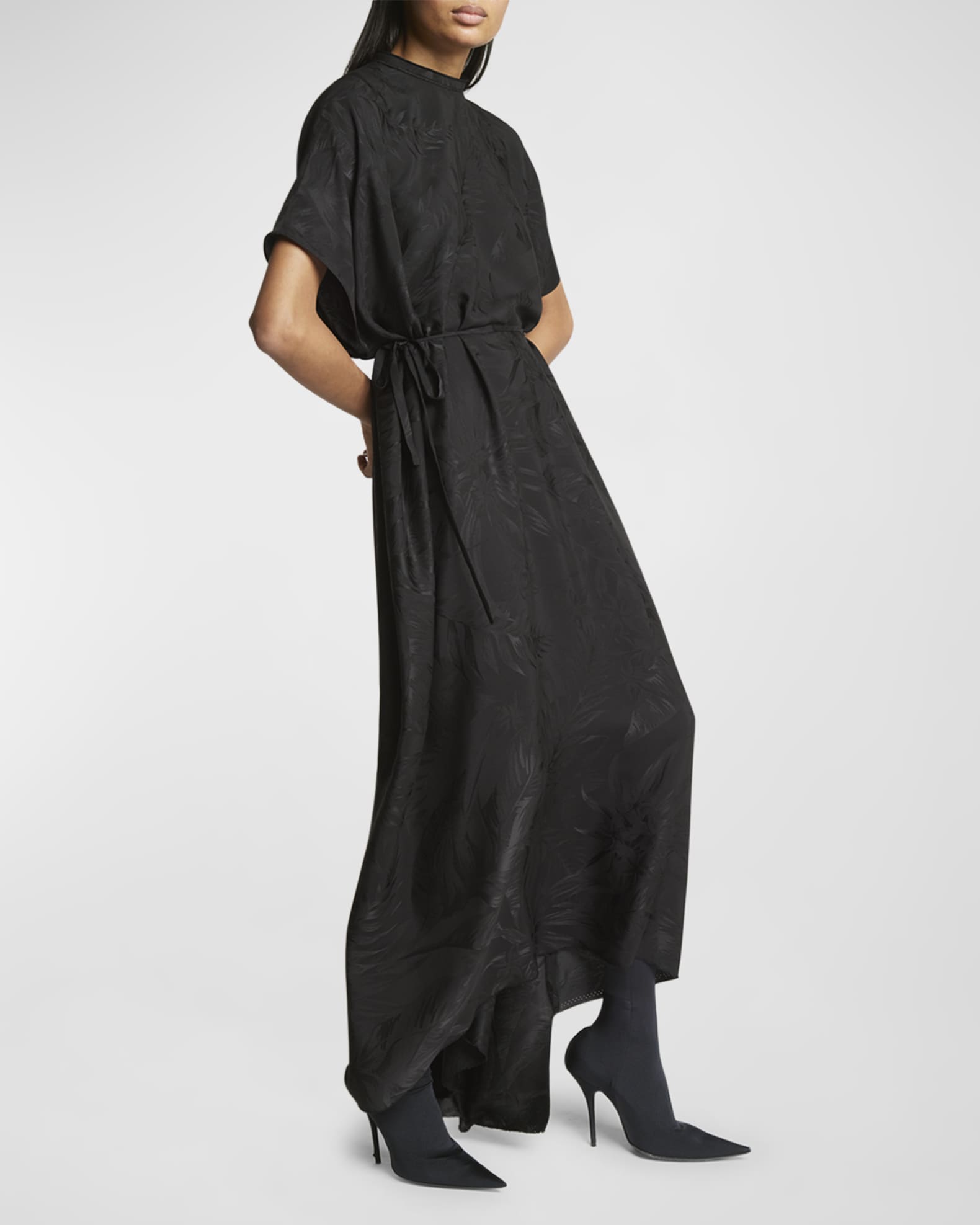 ワンピース BALENCIAGA Black Stretch Crepe Dress BALENCIAGA - Technical crèpe dress | Leam Roma - Luxury