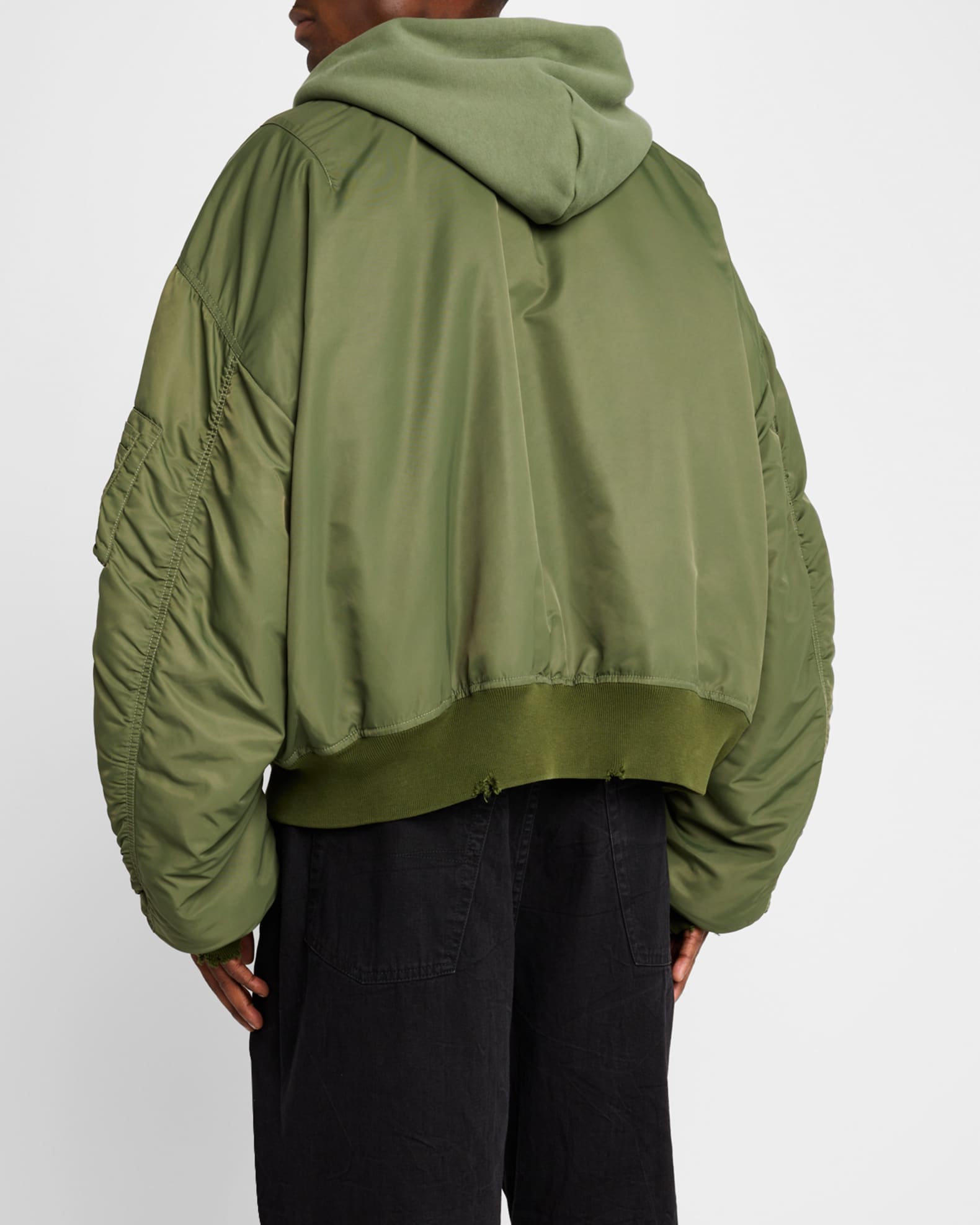 独創的 Bomber Hooded Men's Balenciaga Jacket Marcus Neiman | パーカー