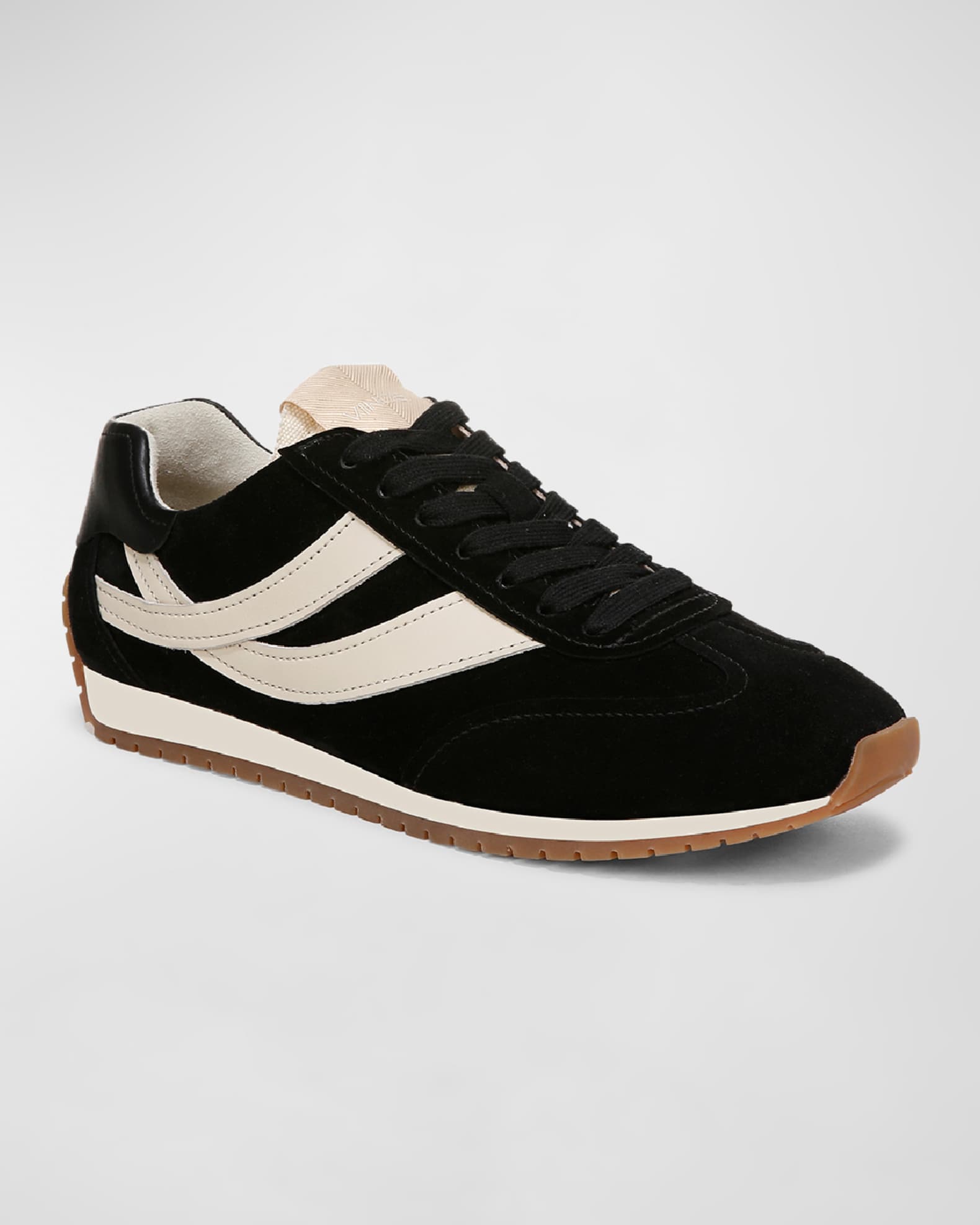 Mix Leather Trainer Sneakers 1