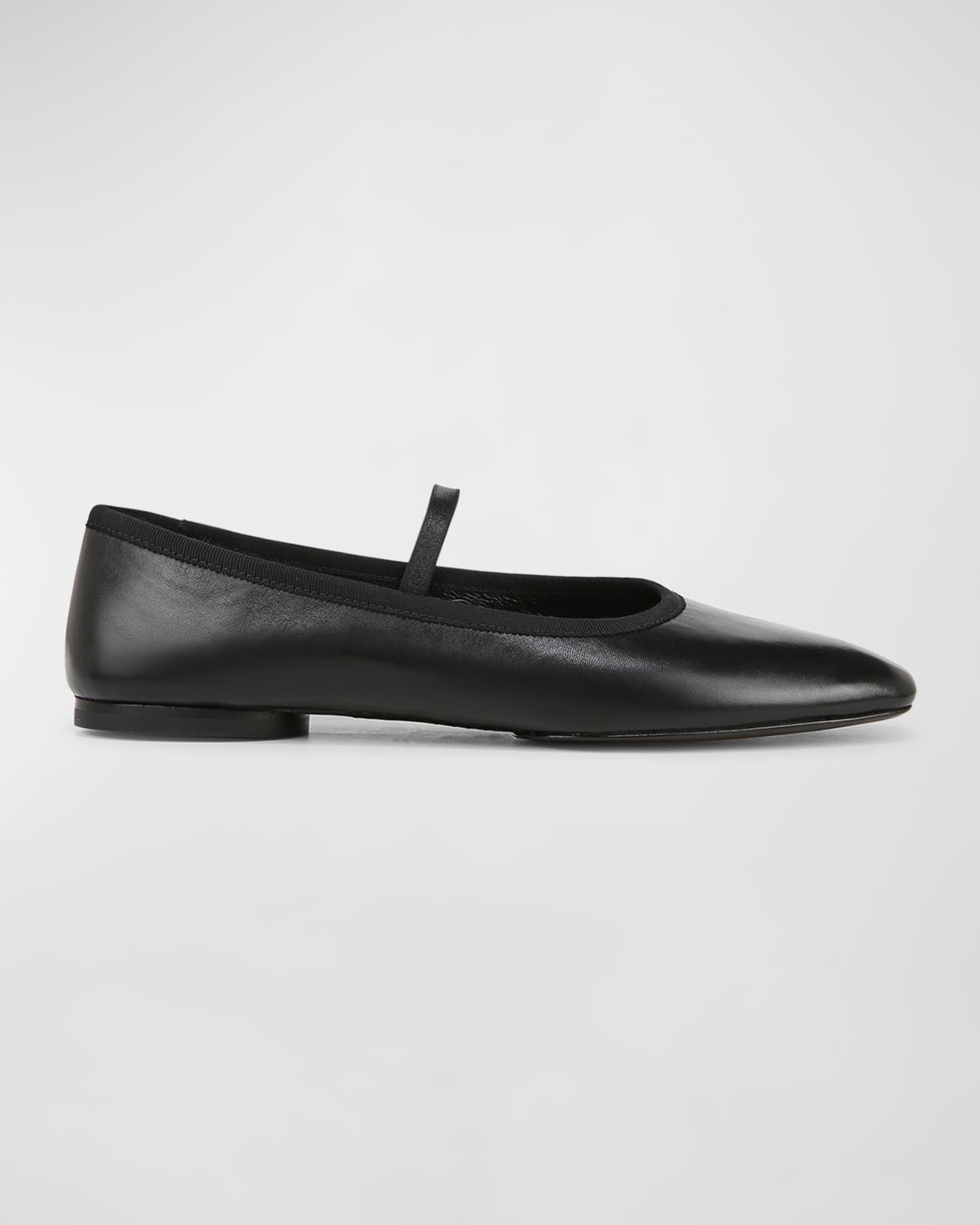 Vivian Leather Mary Jane Ballerina Flats 0