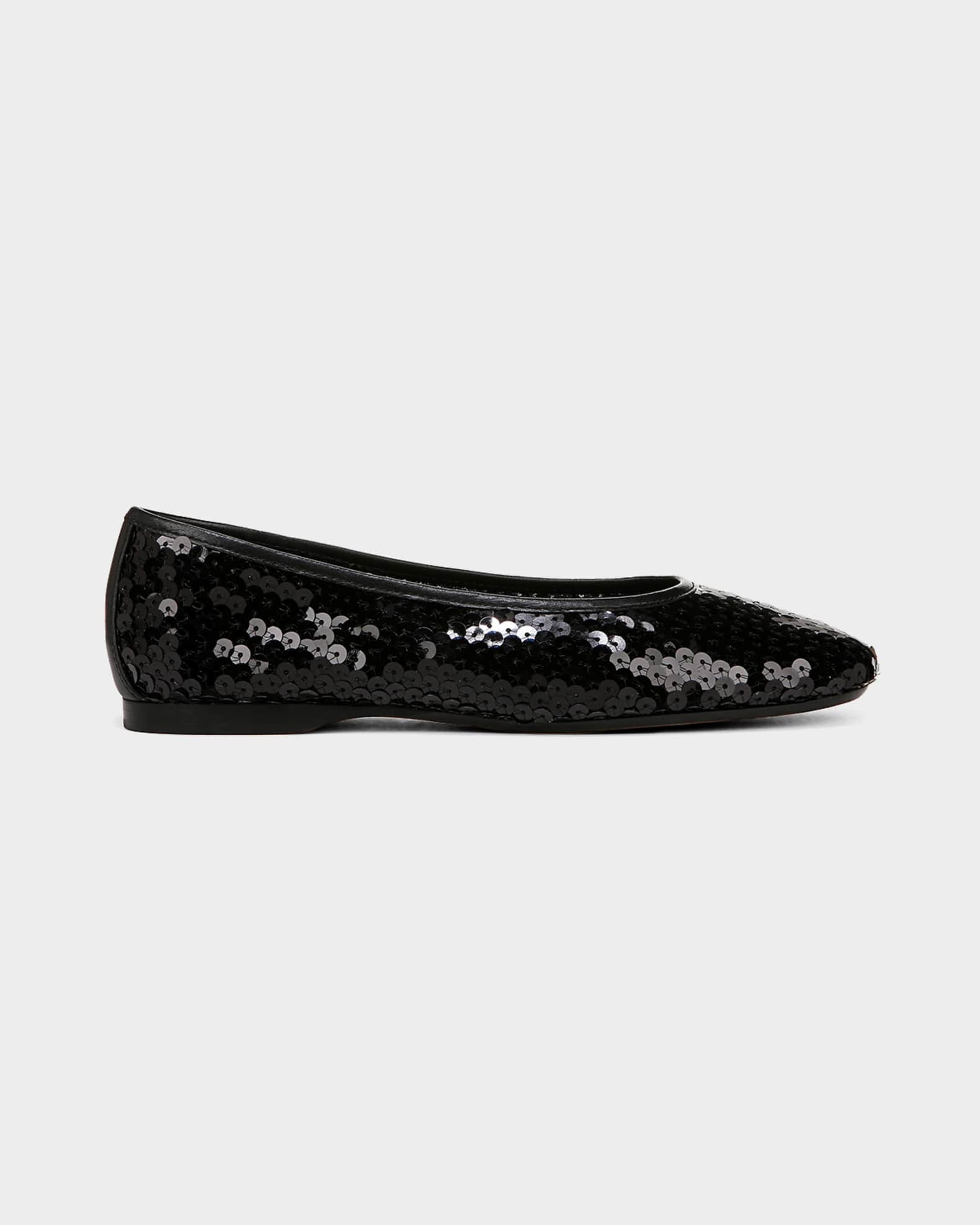 Leah Sequin Ballerina Flats 0