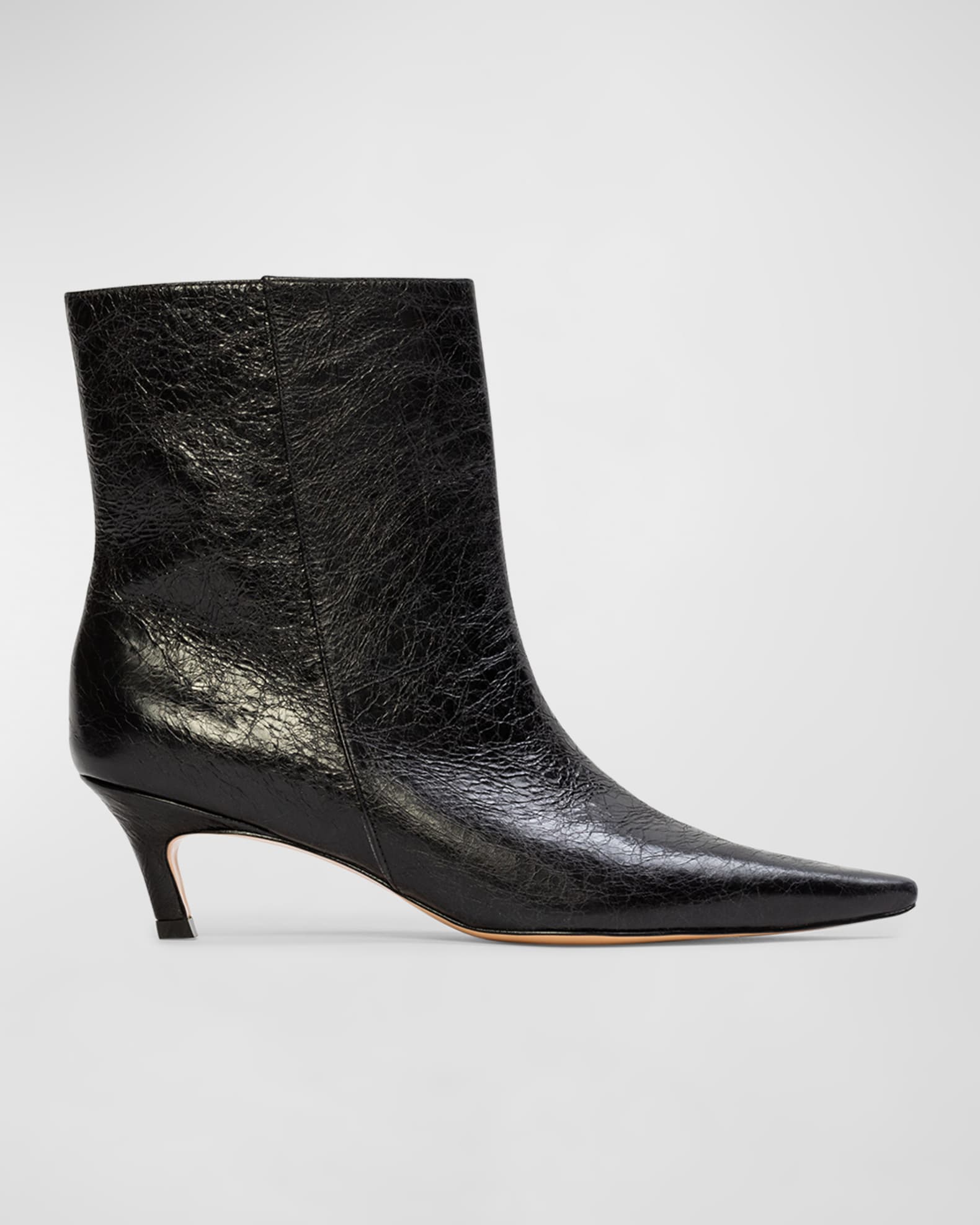 marcella flex snake embossed leather ankle boot